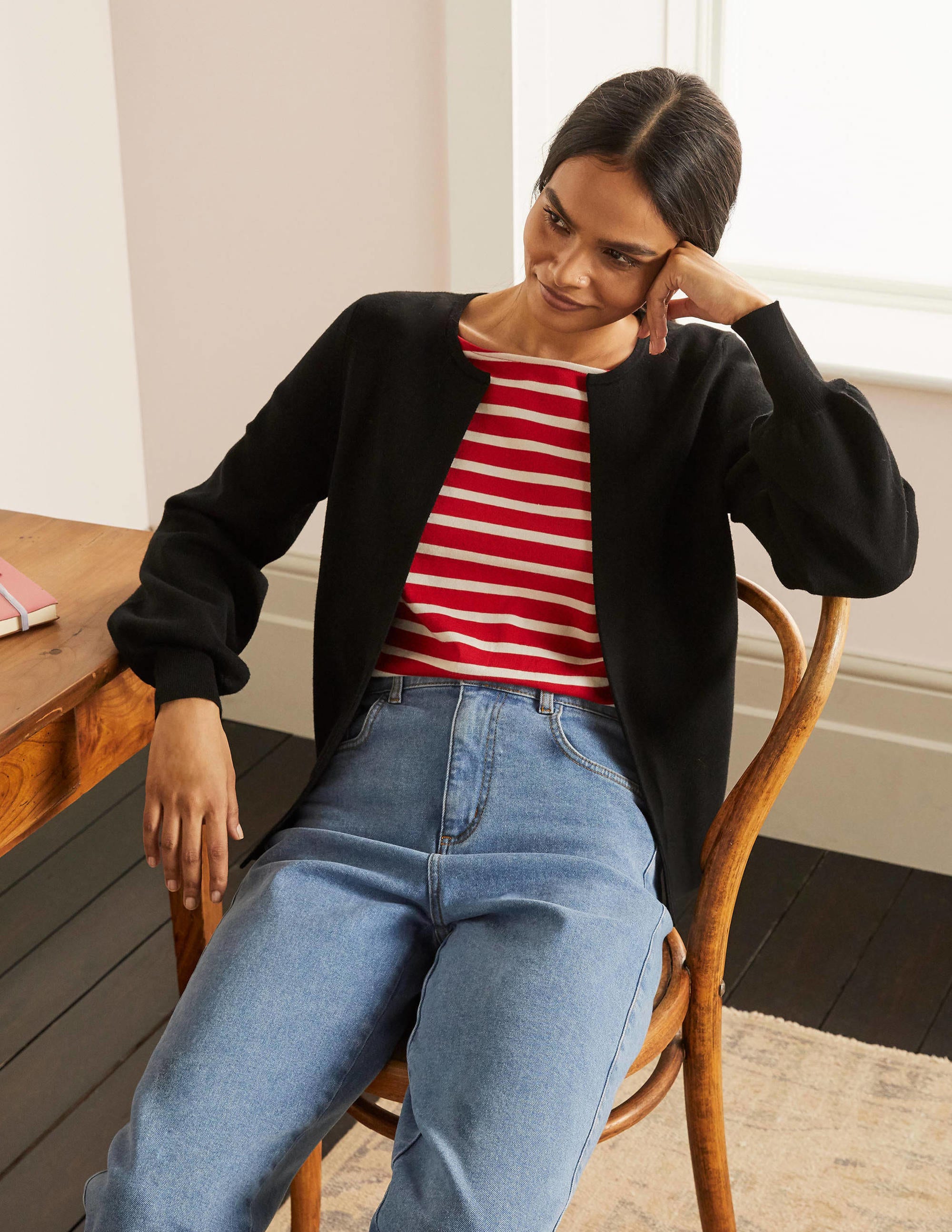 Berkshire Cardigan-Schwarz - Image 2