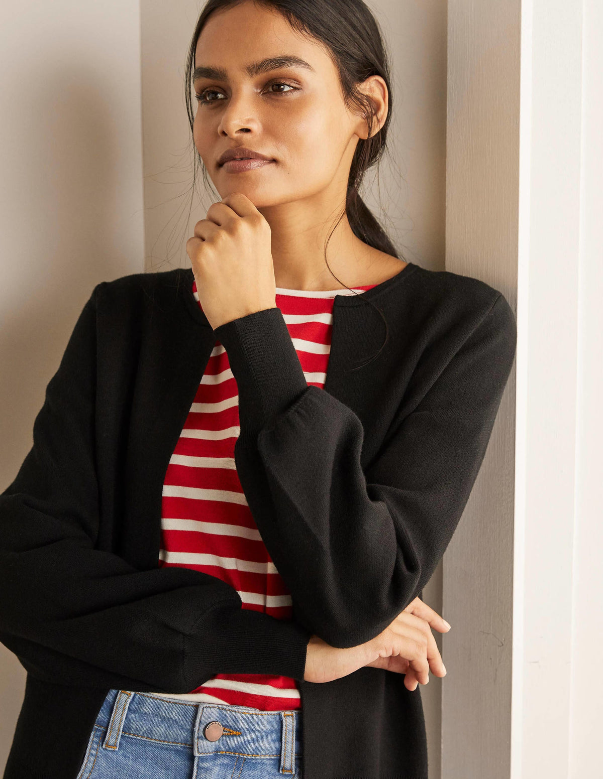 Berkshire Cardigan-Schwarz - Image 4