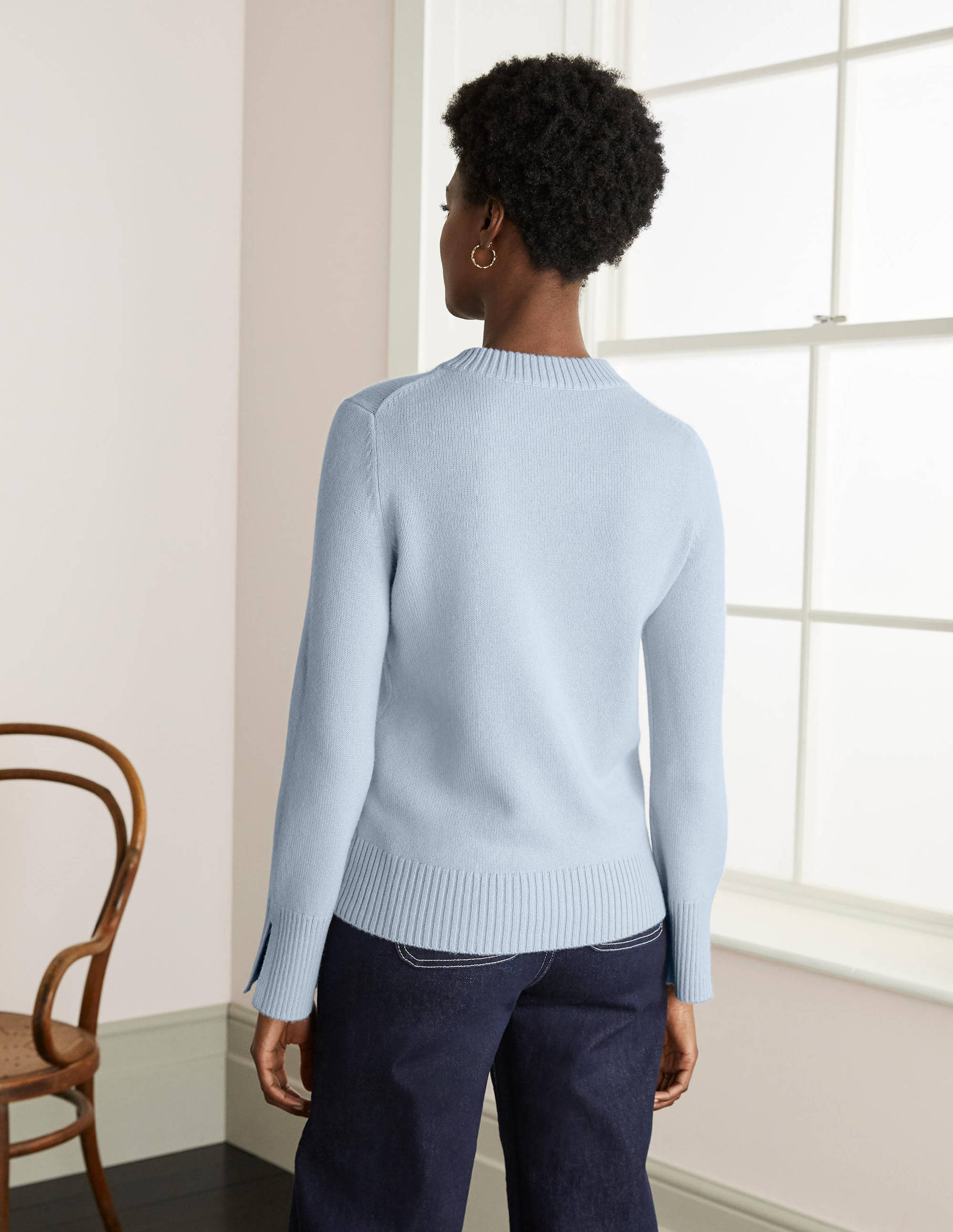 Dundee Kaschmirpullover-Blau - Image 3