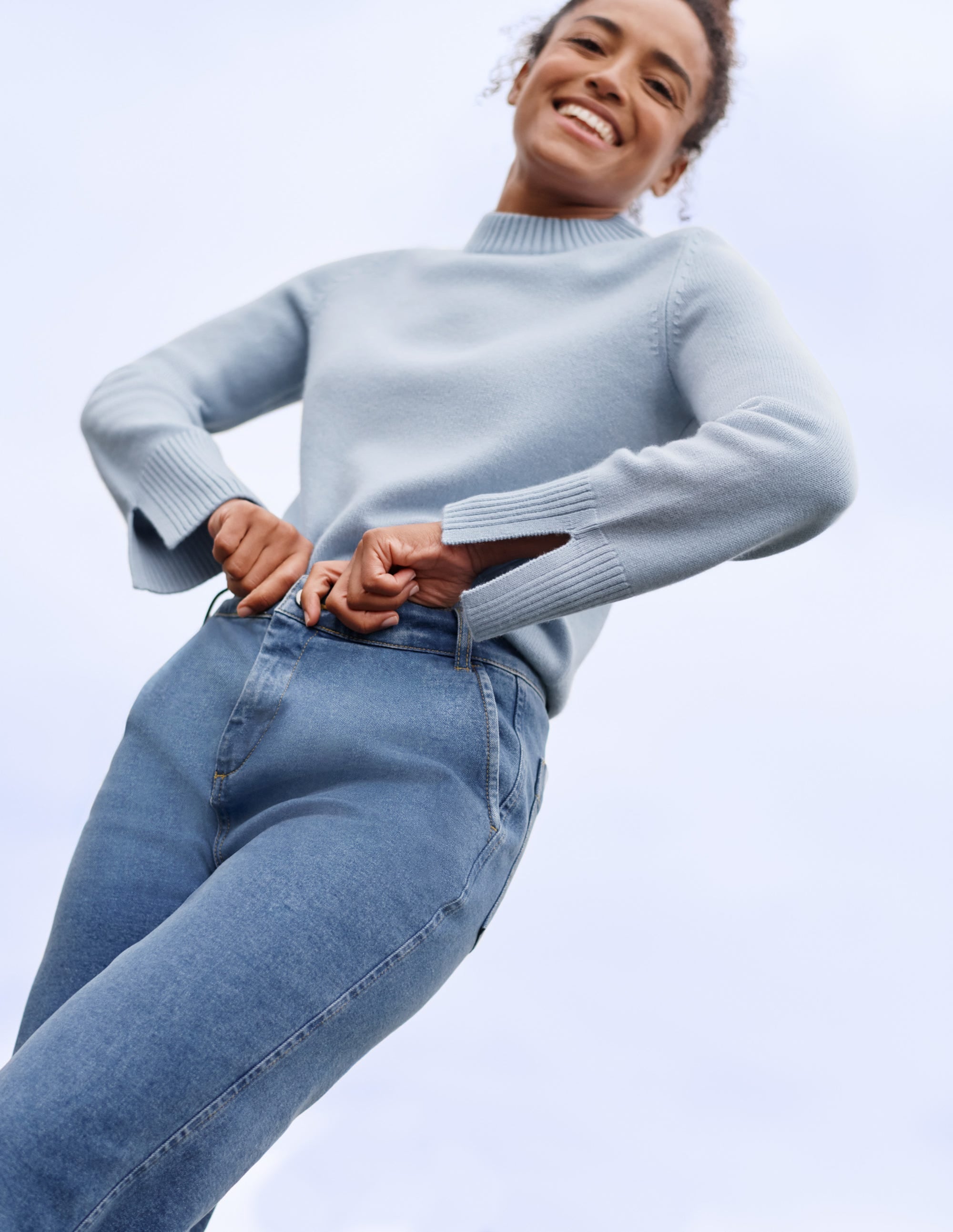 Dundee Kaschmirpullover-Blau - Image 5