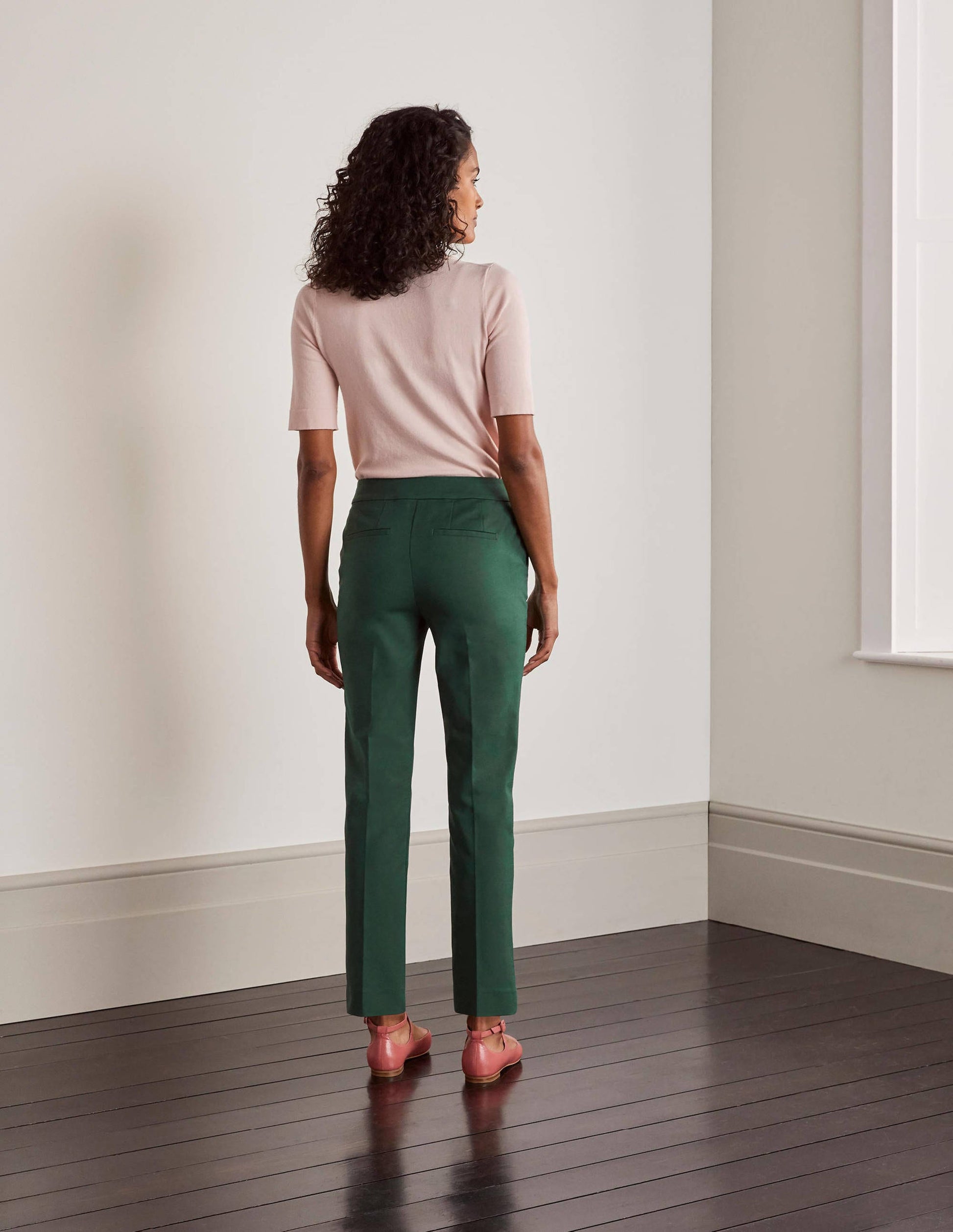 Richmond 7/8 Trouser-Palm Leaf-2