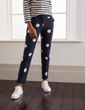 Richmond 7/8 Trouser-French Navy, Regular Dot