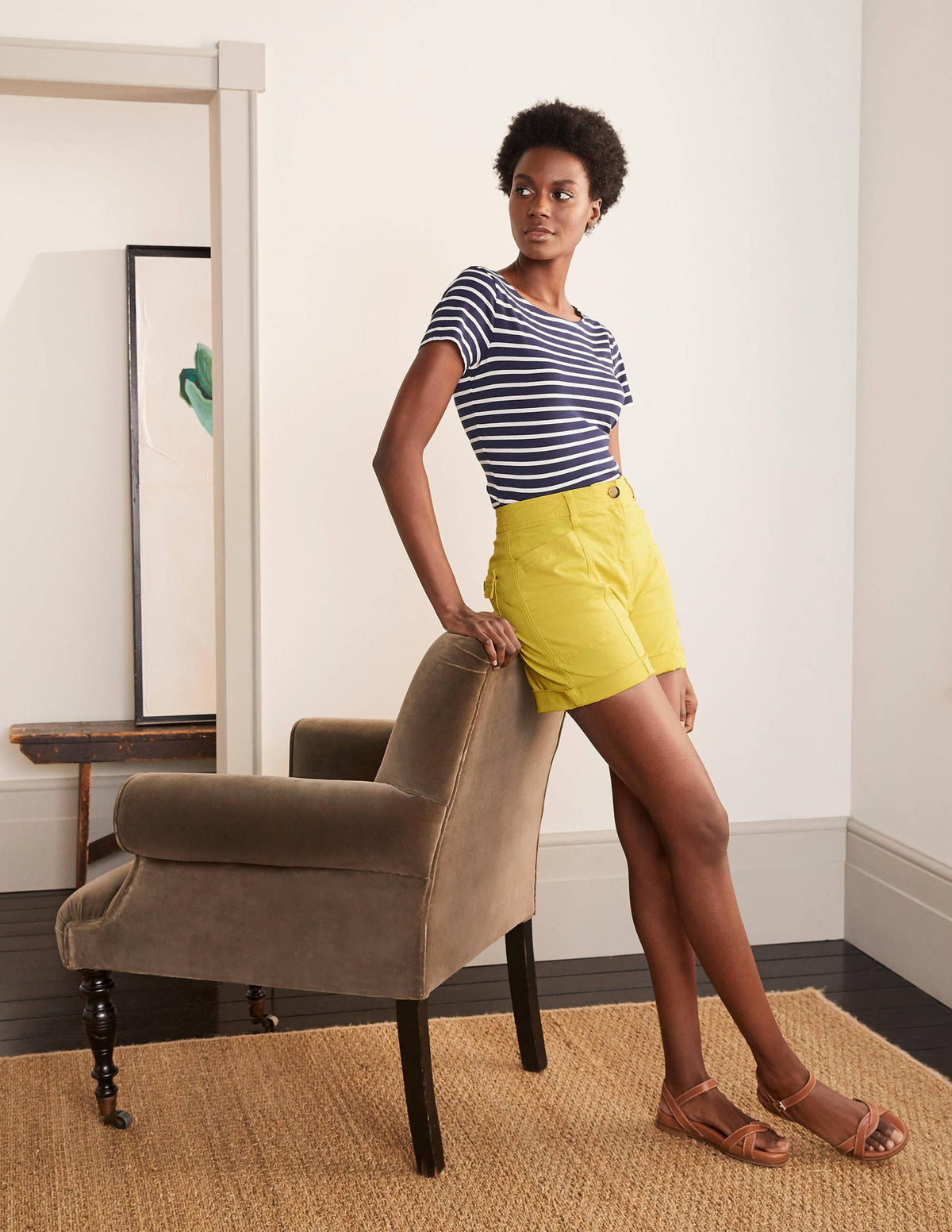 Abingdon Chino-Shorts-Ananas - Image 1