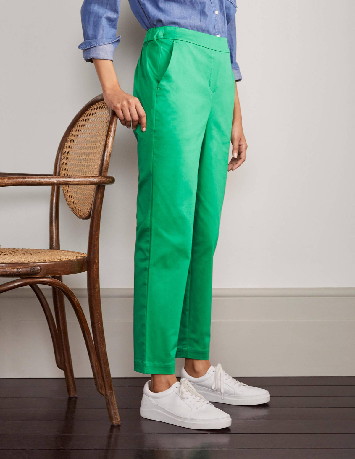 Pantalon à enfiler-Vert printemps - Image 1