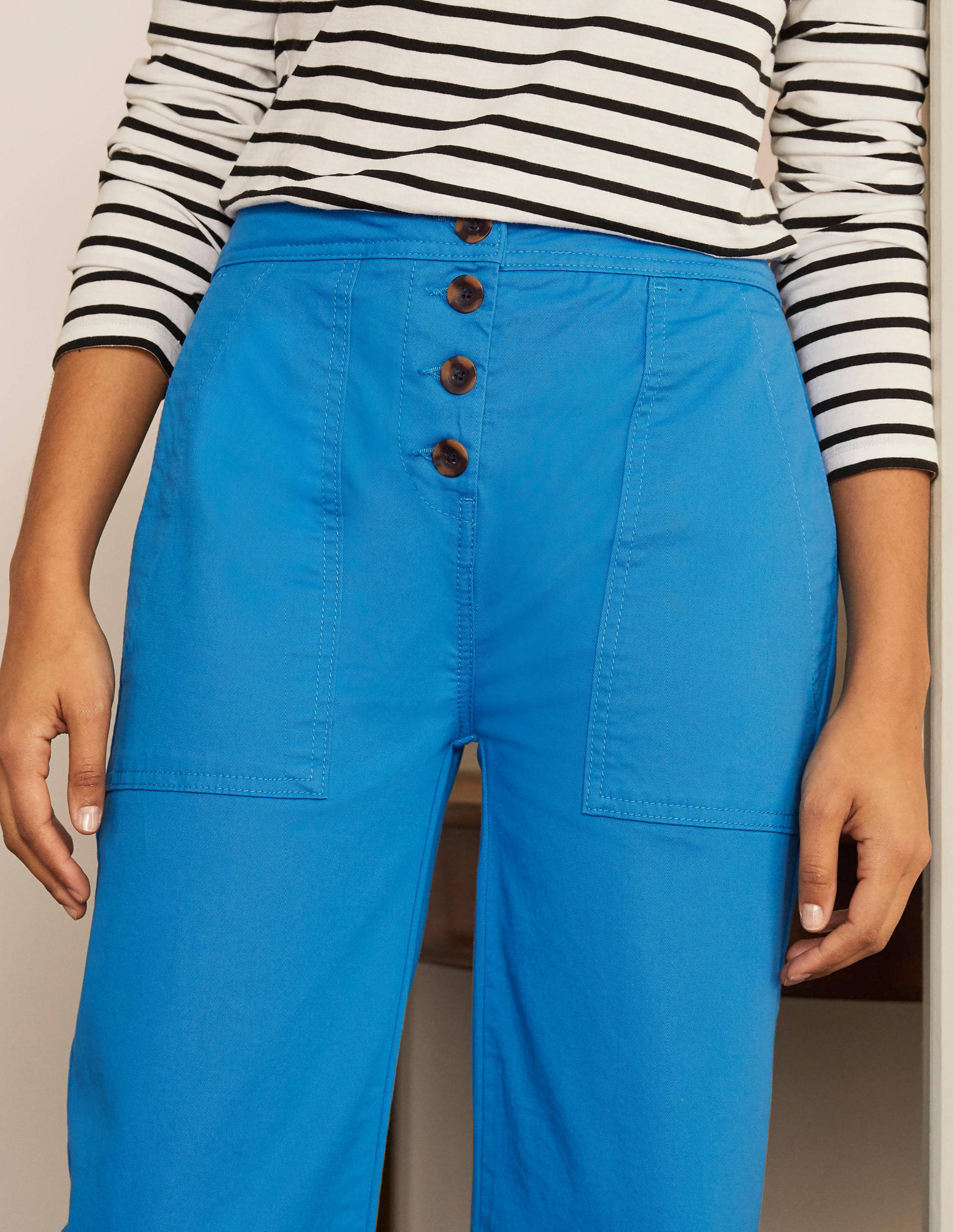 Pantalon Beaufort avec braguette boutonnée-Bleu audacieux - Image 3