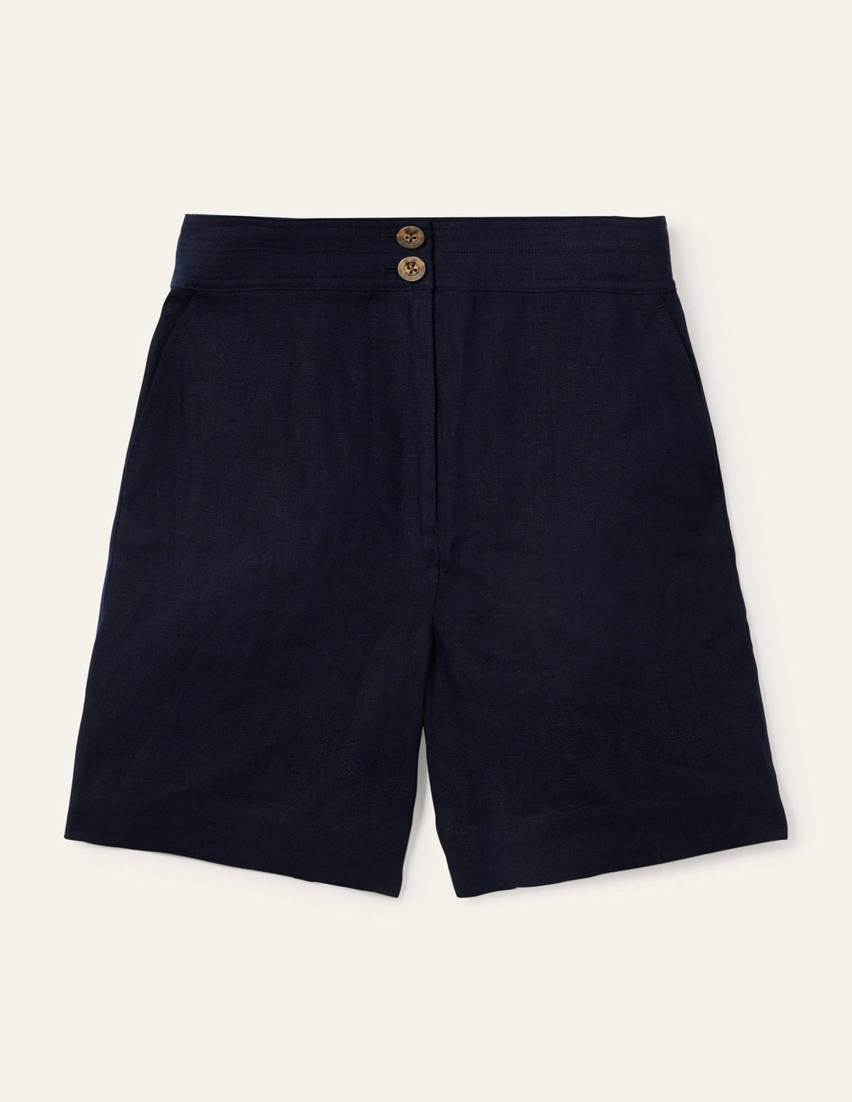 Cornwall Leinenshorts-Marineblau - Image 5