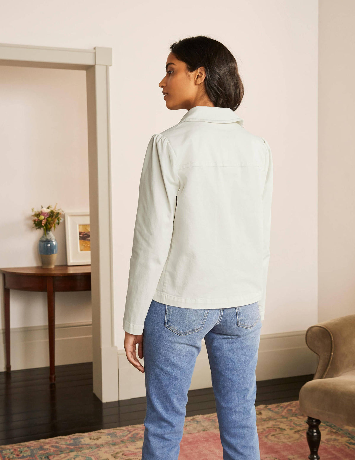 Veste à poches-Écru-2