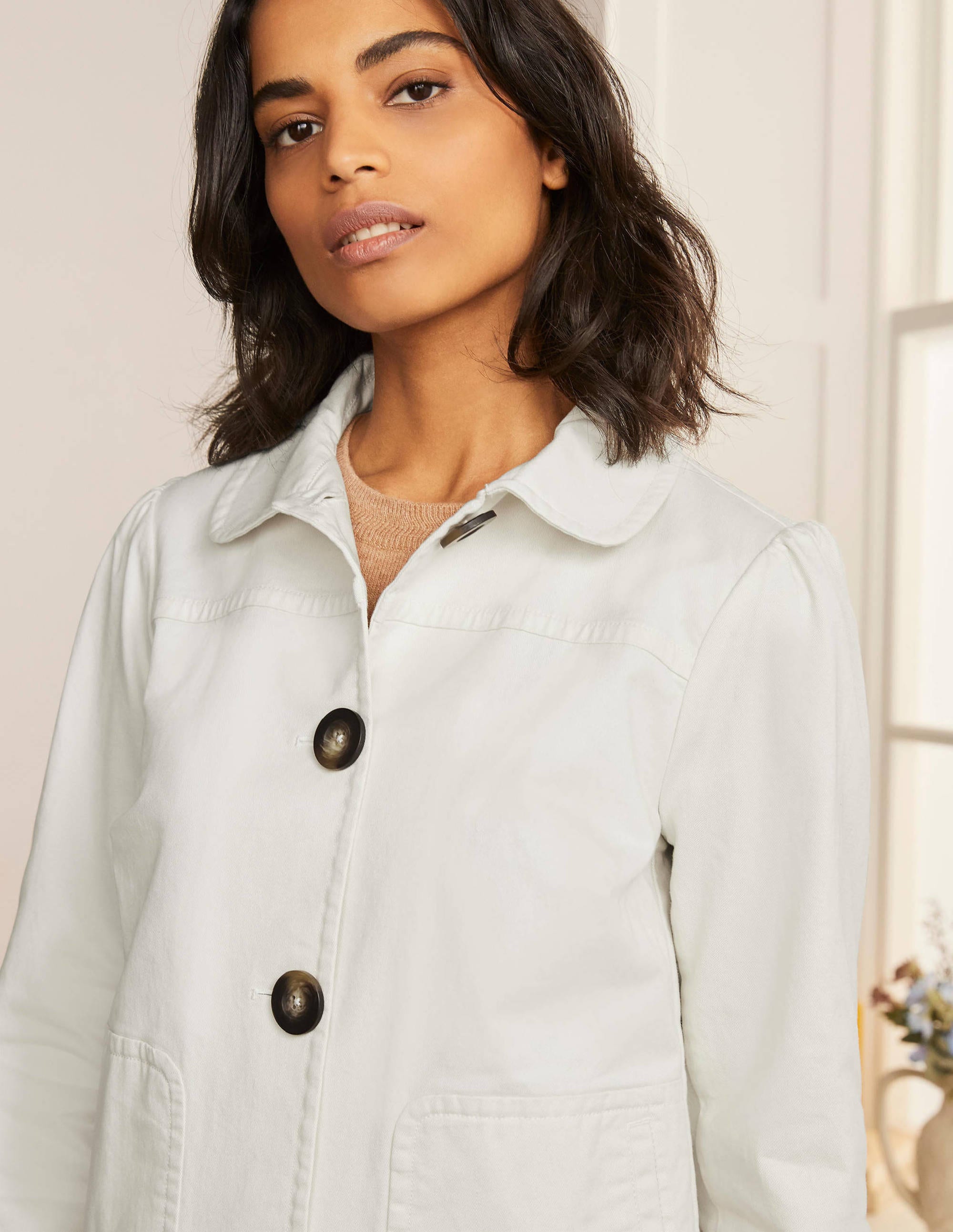Veste à poches-Écru - Image 3