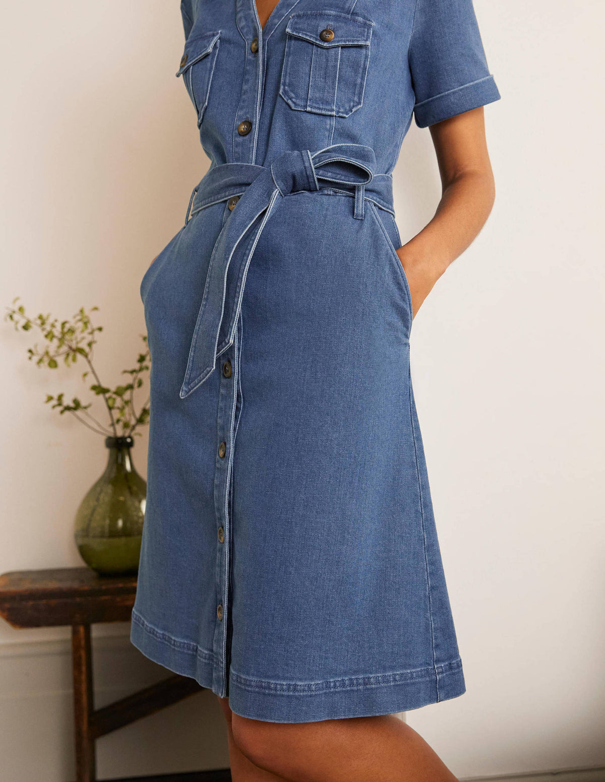 Robe-chemise Cecily-Denim vintage moyen - Image 3