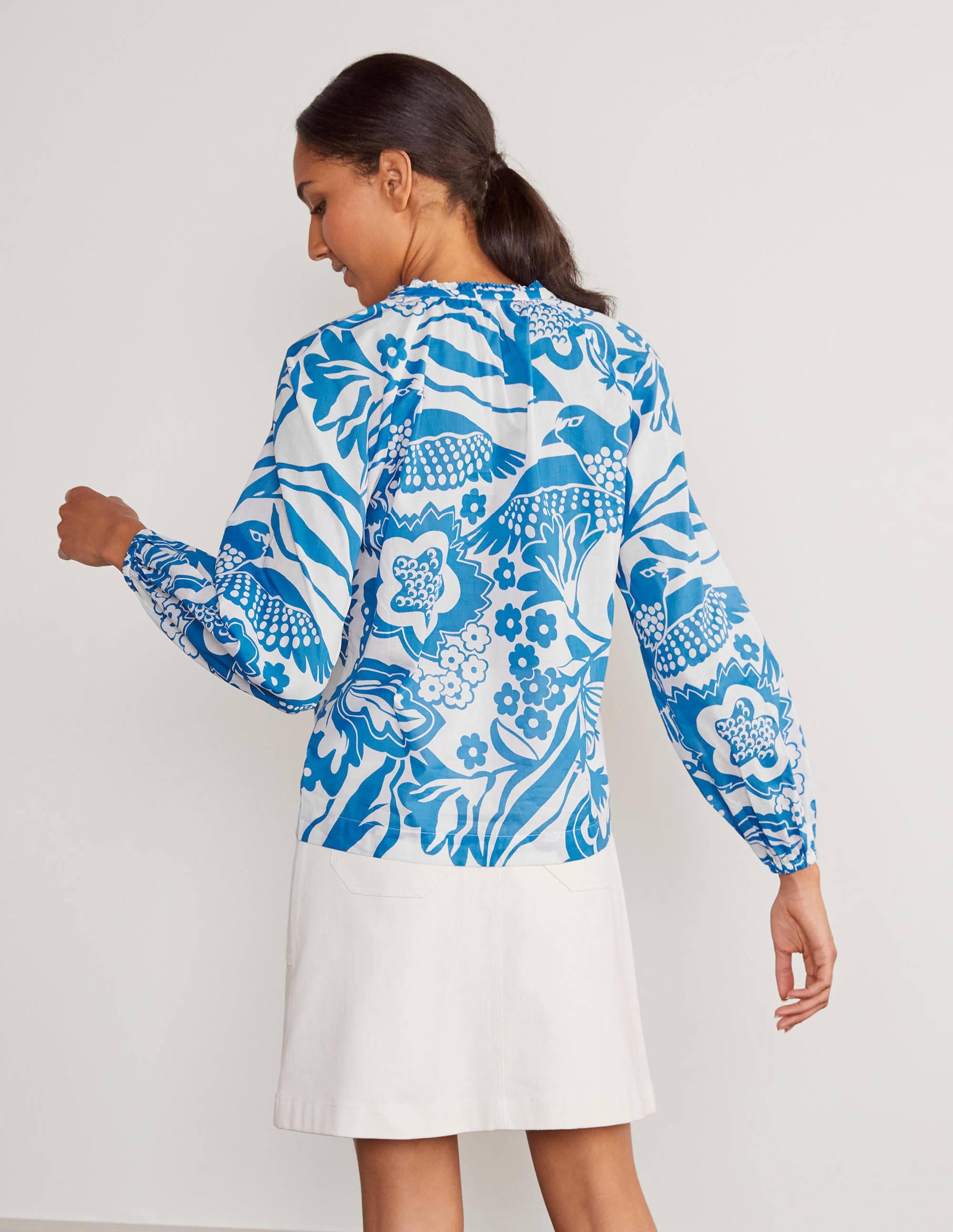 Heather Top-Moroccan Blue, Exotic Escape - Image 2