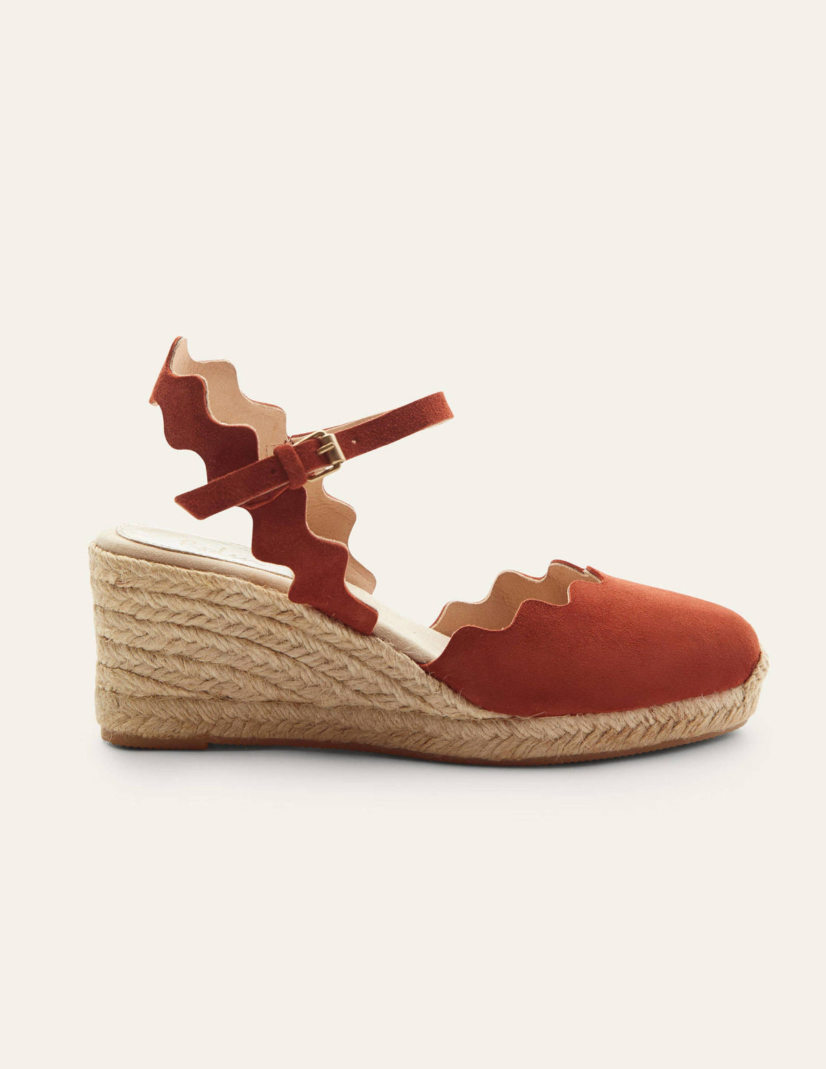 Nadine Espadrille Wedges-Copper Red-2