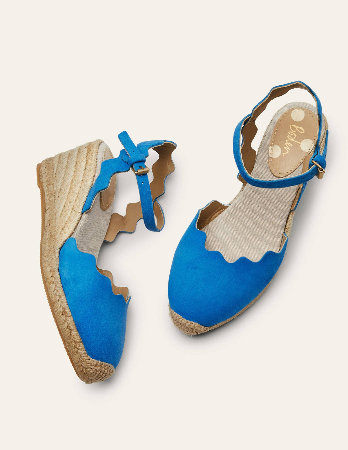 Nadine Espadrilles mit Keilabsatz-Marokkoblau - Image 1