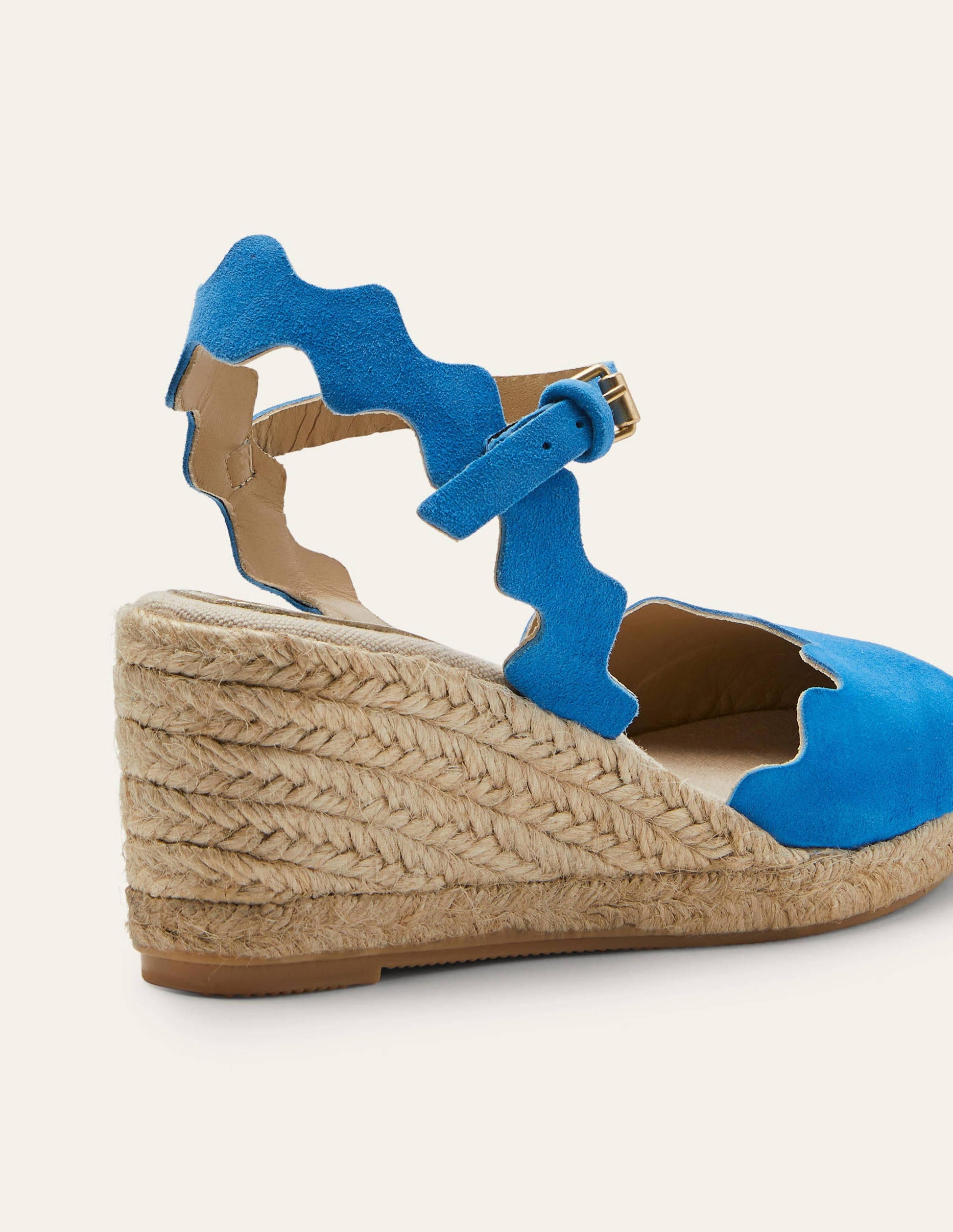 Nadine Espadrilles mit Keilabsatz-Marokkoblau-3