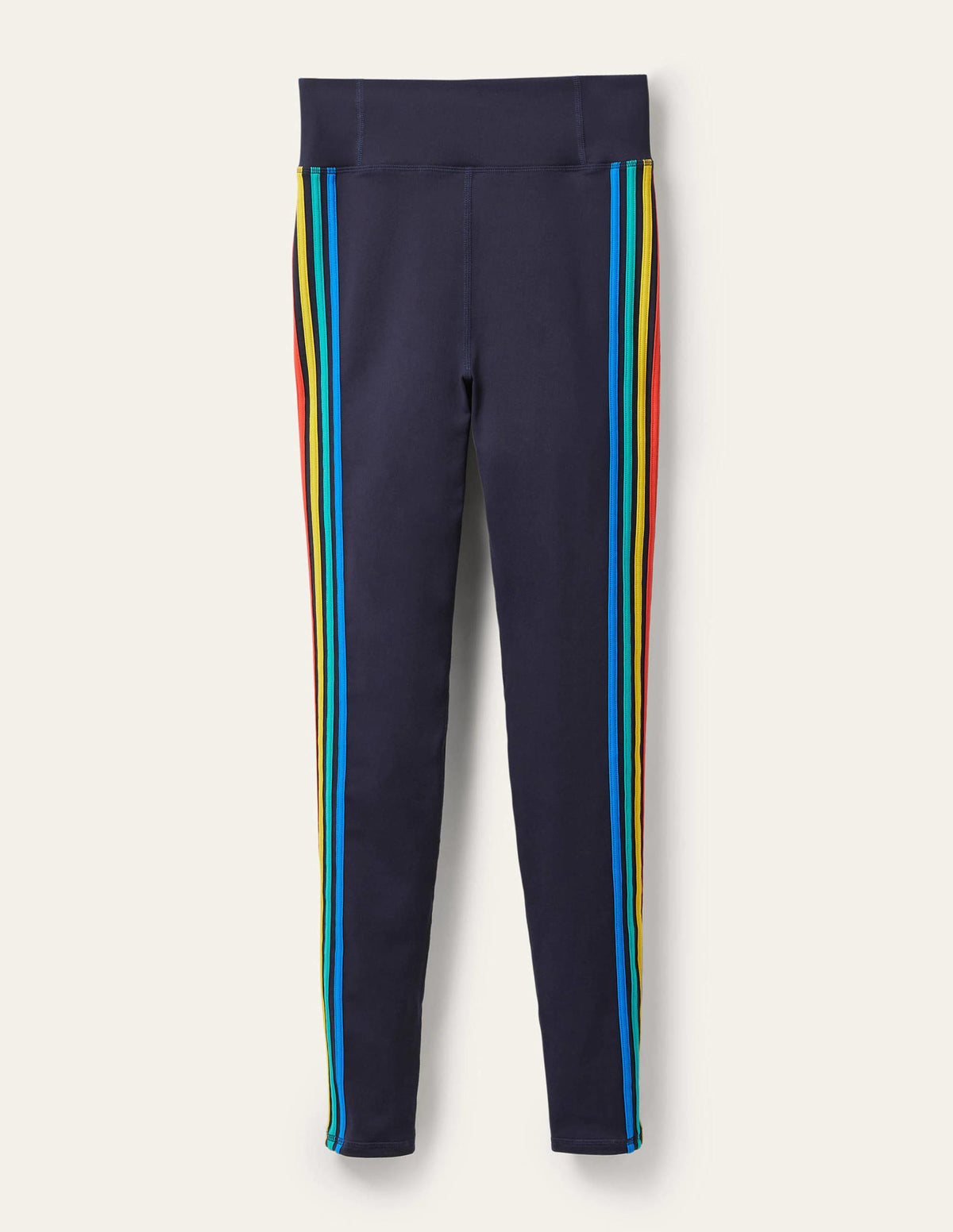 Leggings mit hohem Bund-Navy/Bunt, Seitenstreifen - Image 7