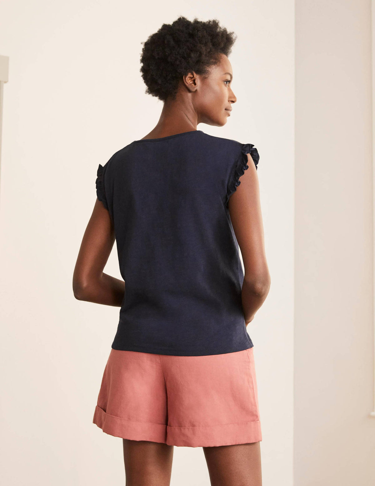 Faye Jerseyoberteil-Marineblau - Image 3