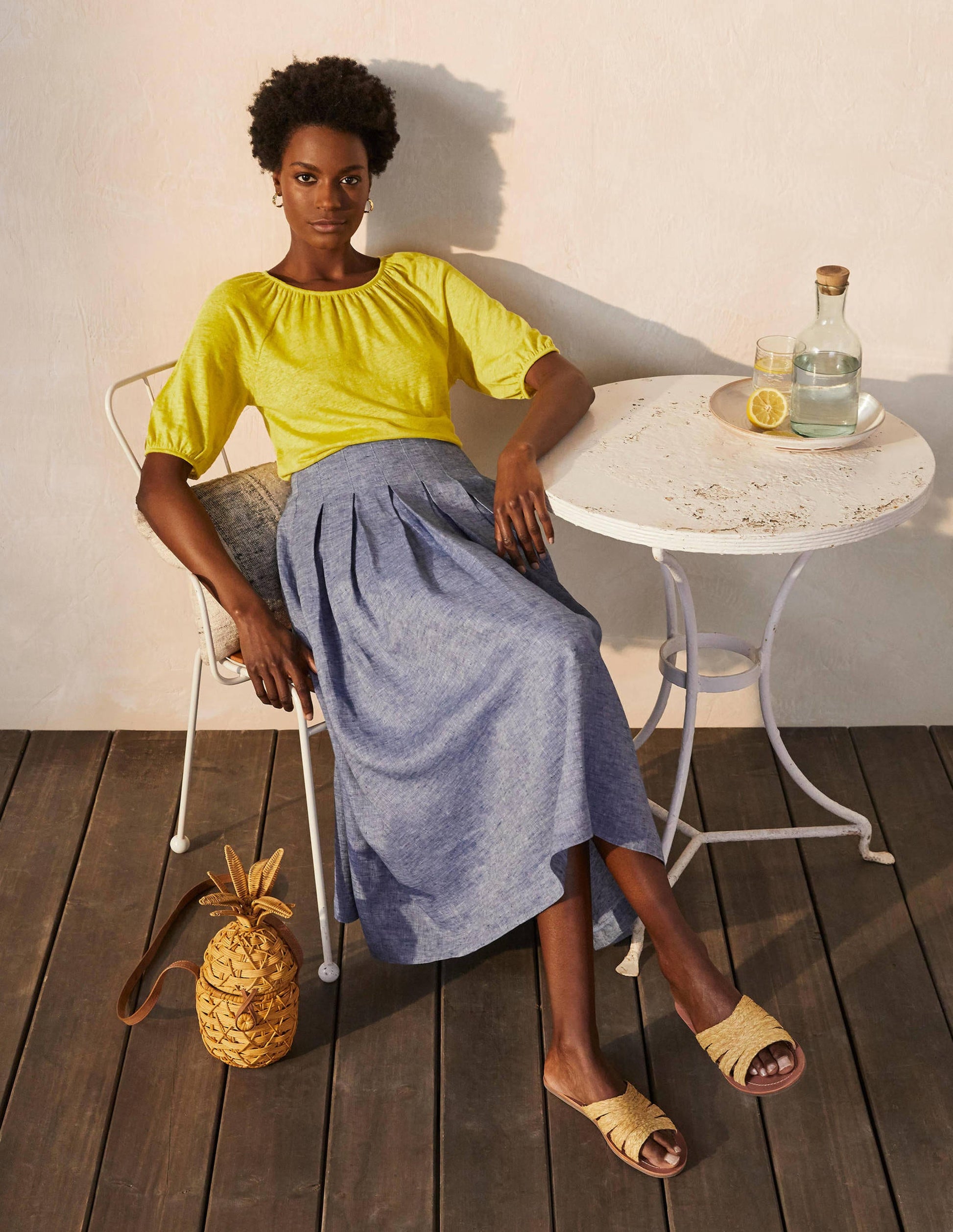 Top Tabitha en jersey-Chartreuse-2
