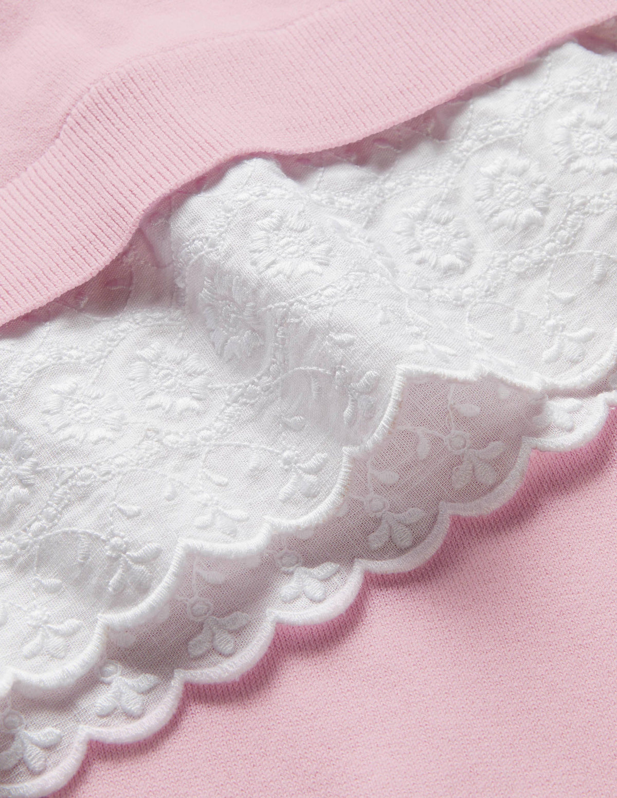 Lauderdale Baumwollpullover mit Rüschen-Zartes Rosa-5