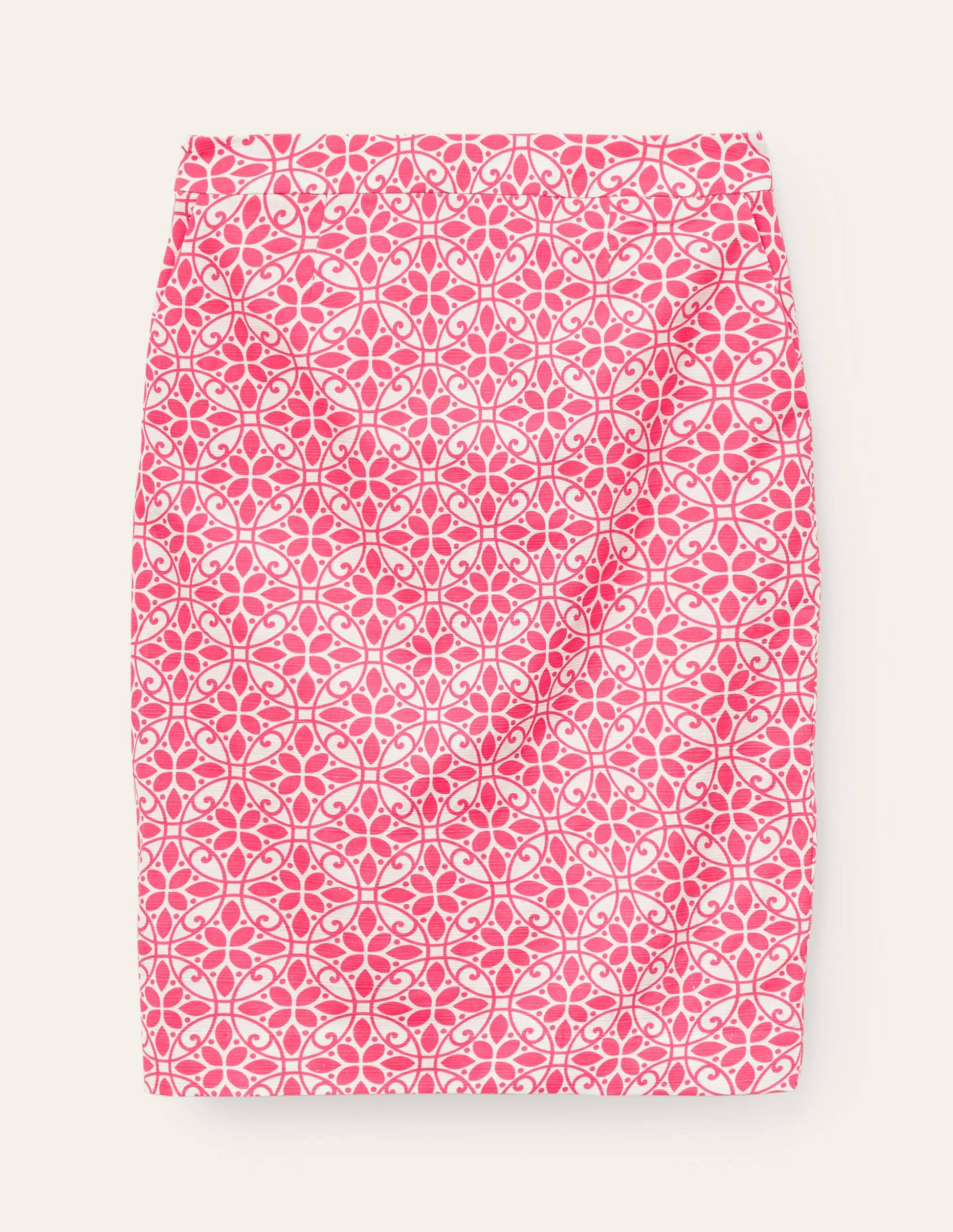 Gabriella Pencil Skirt-Lollipop, Ornate Lattice - Image 5