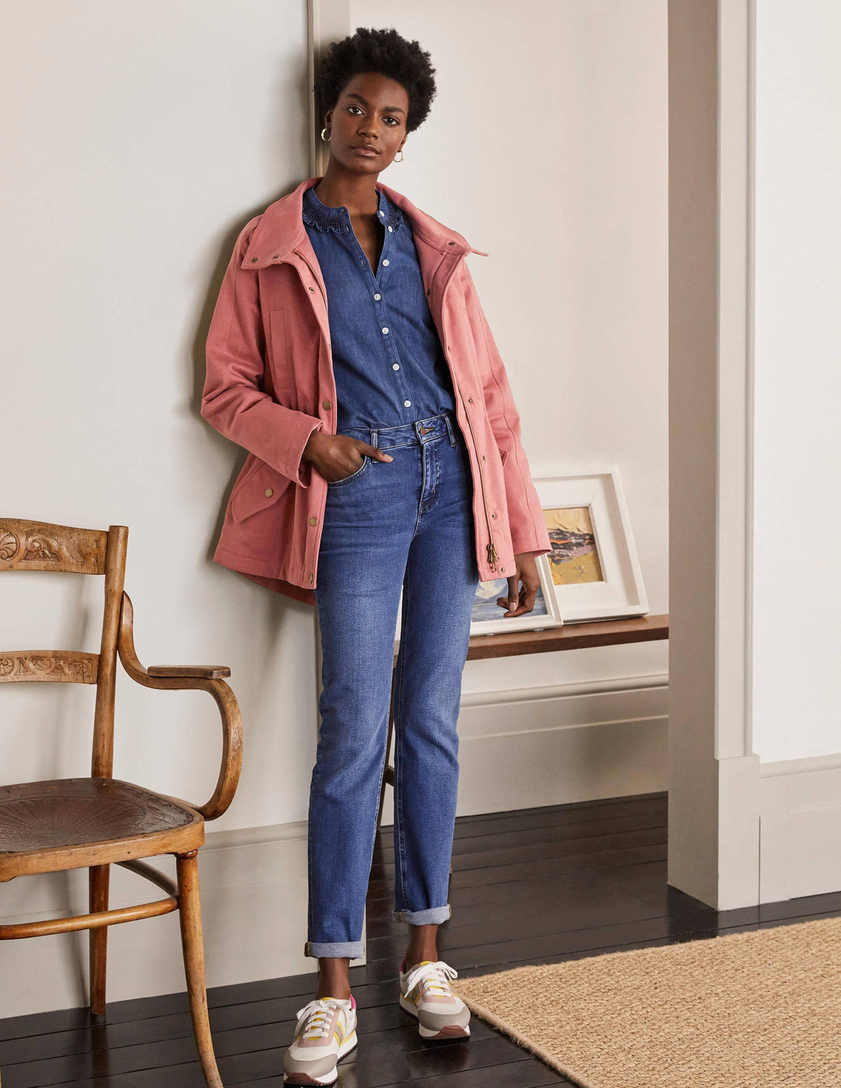 Kentwell Parka-Dusty Rose-1