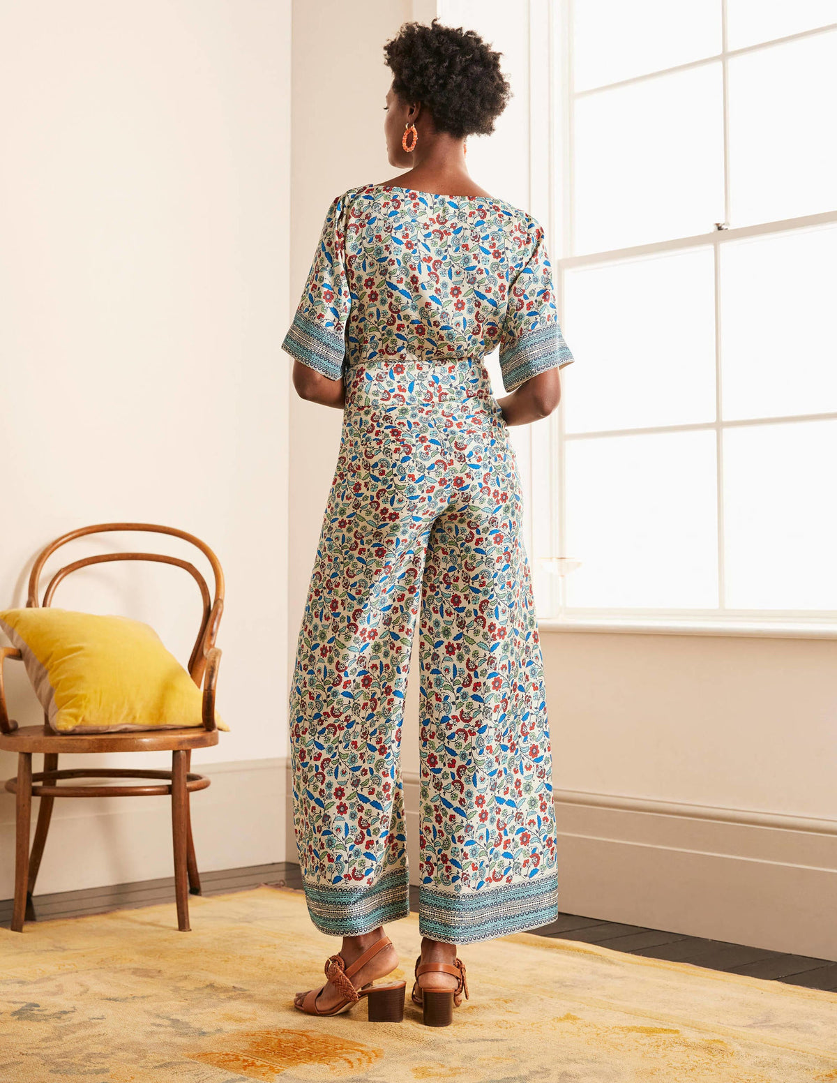Elizabeth Hose-Naturweiß, Blumensträußchen - Image 3