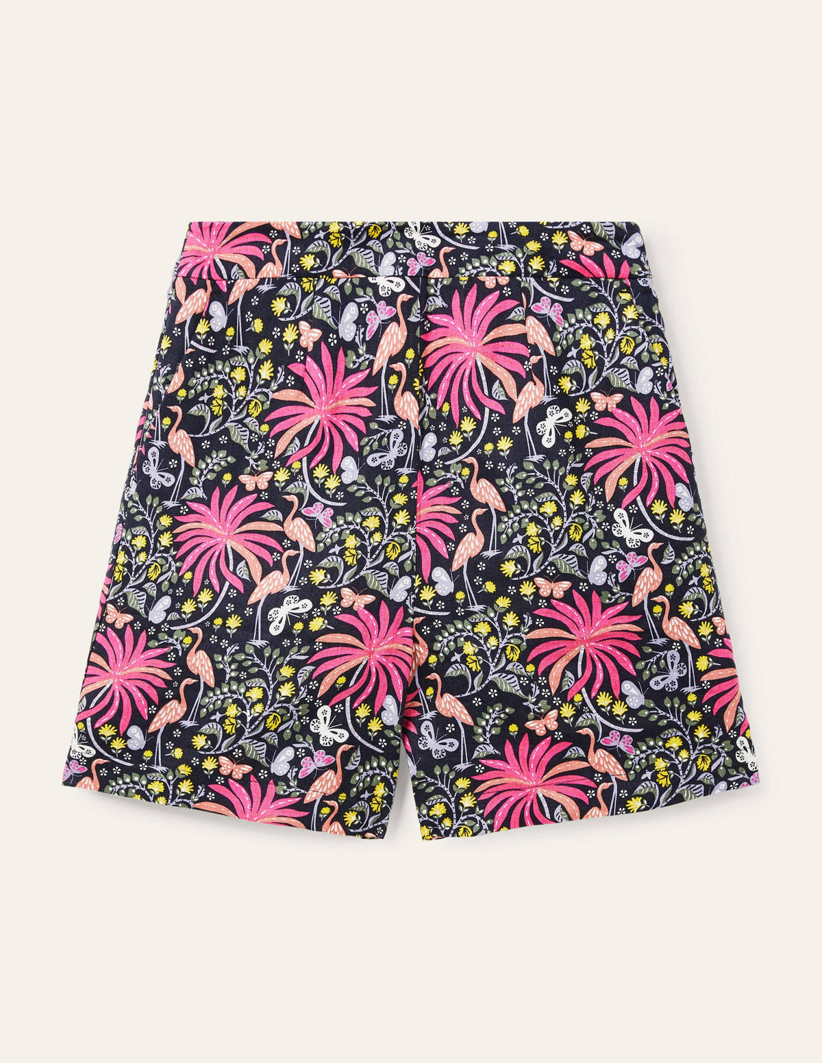 Georgina Leinenshorts-Navy, Tropencharme-6