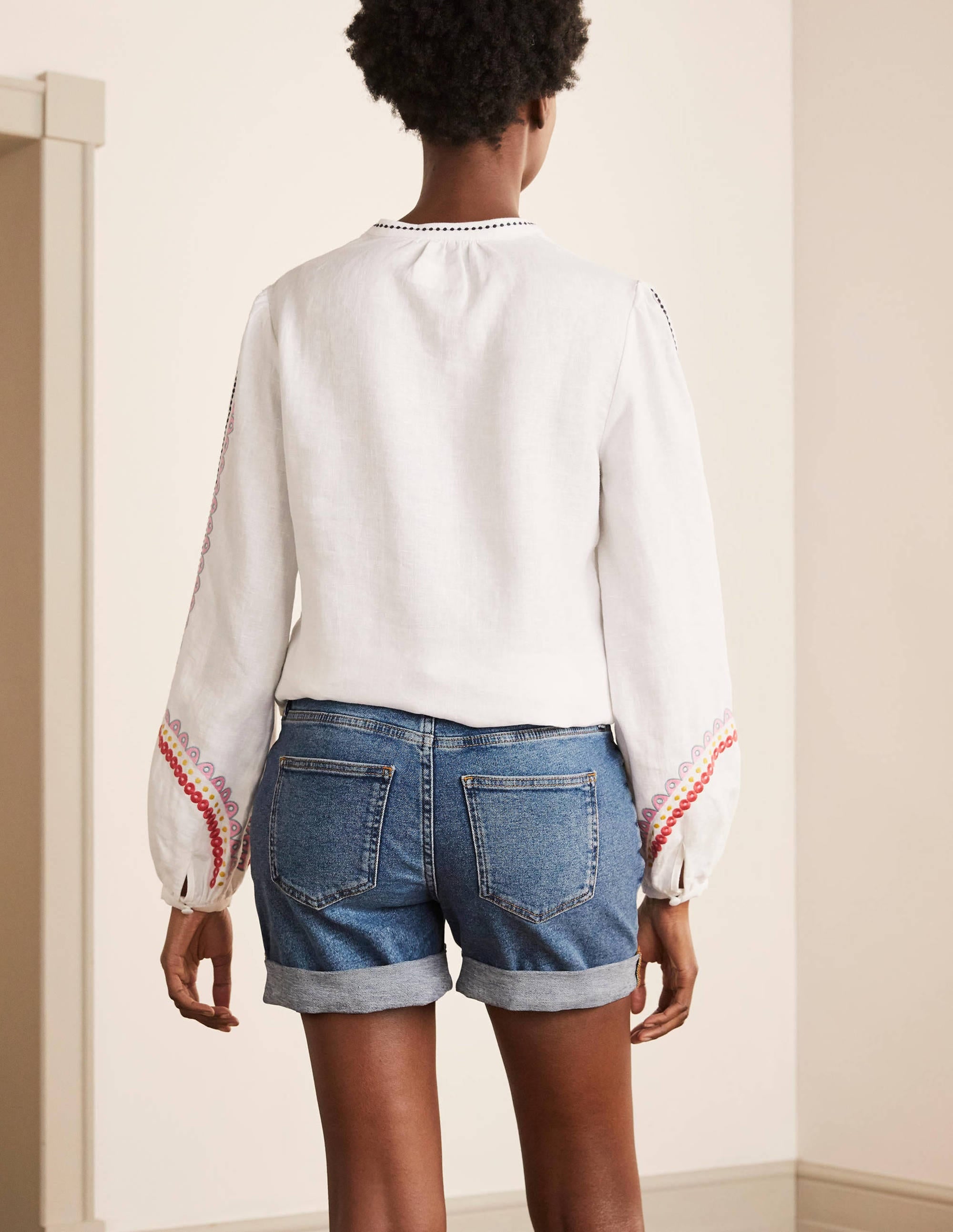 Devon Shorts-Mittleres Vintageblau, Denim - Image 2