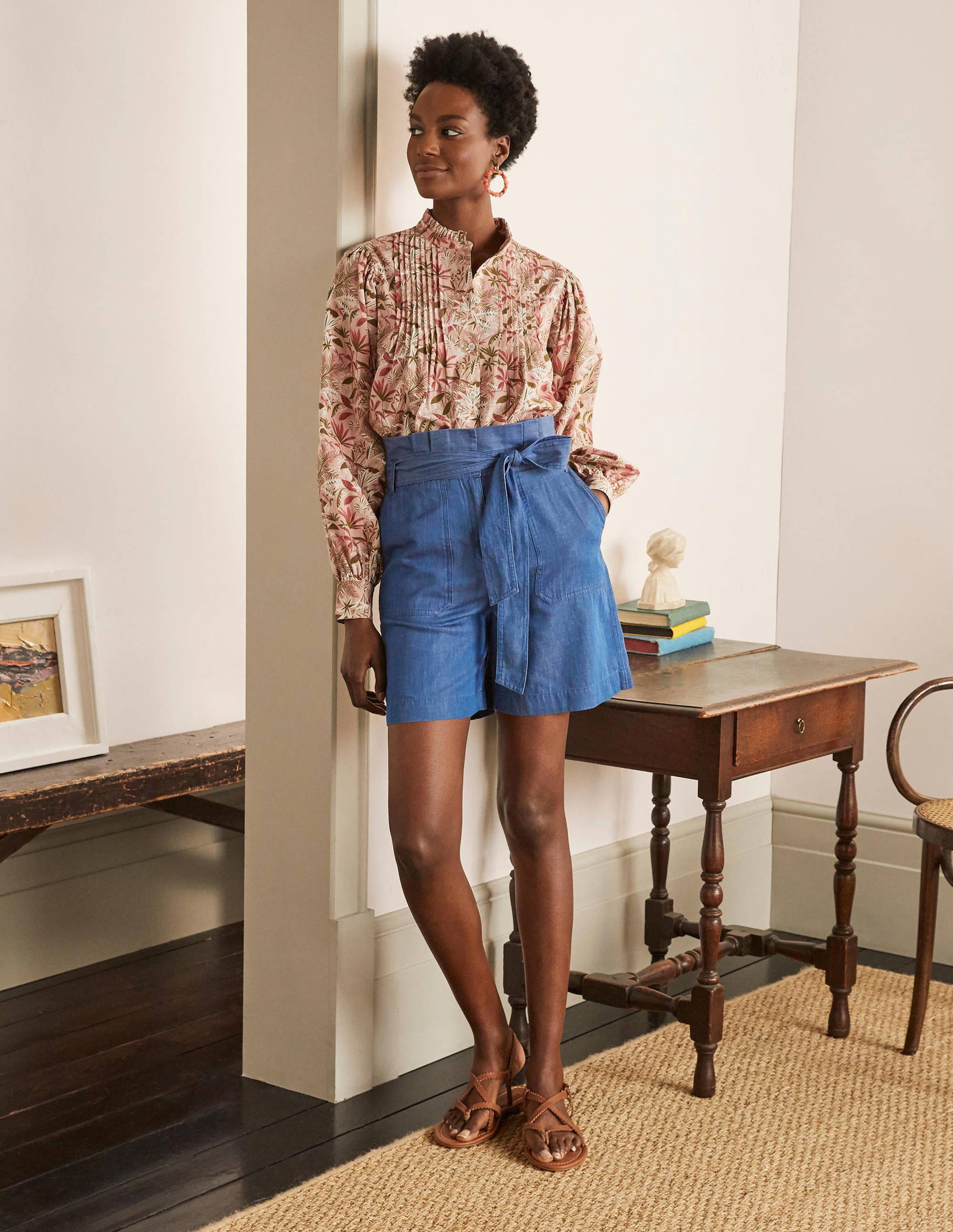 Elgin Paperbag-Shorts-Faux-Uni - Image 4
