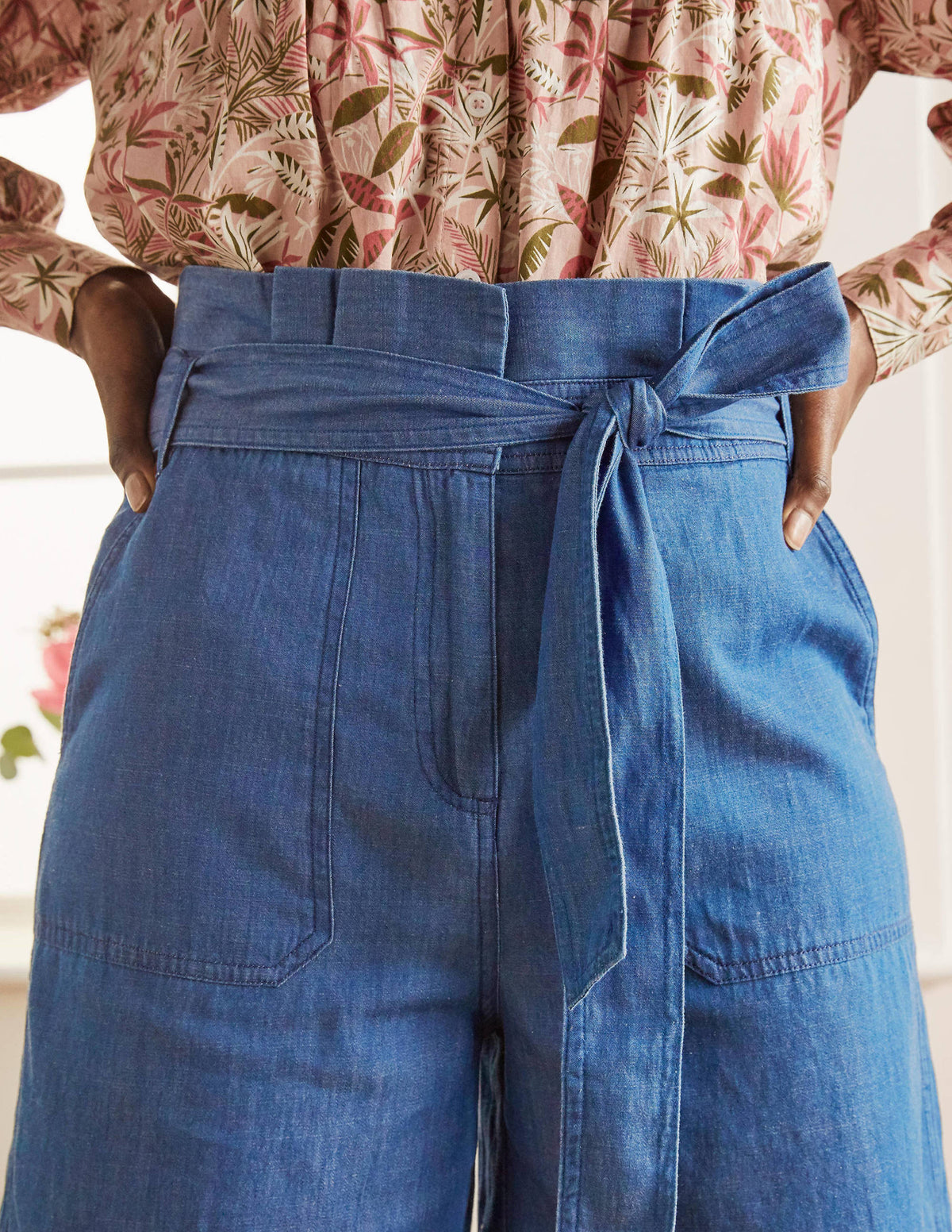 Elgin Paperbag-Shorts-Faux-Uni - Image 3