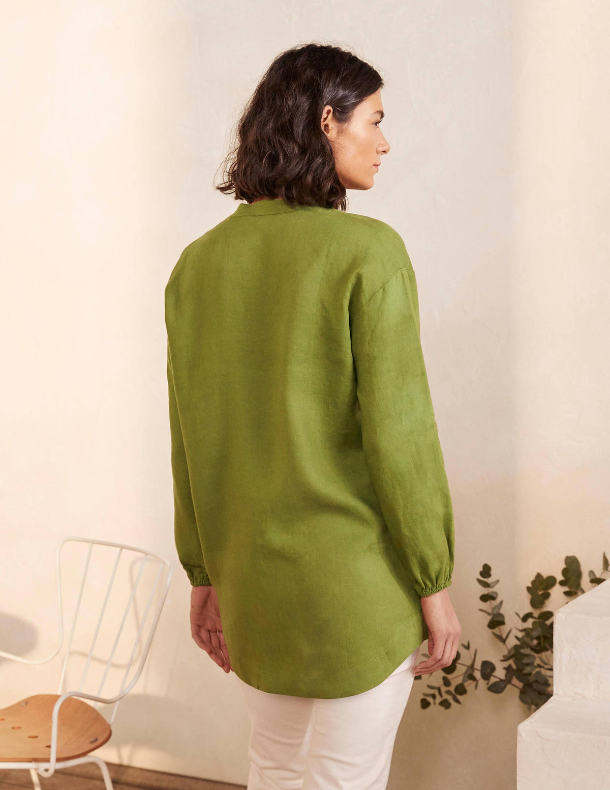 Chemise Hannah en lin-Petit pois - Image 2