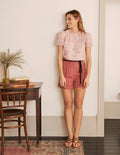 Altheda Broderie Top-Milkshake