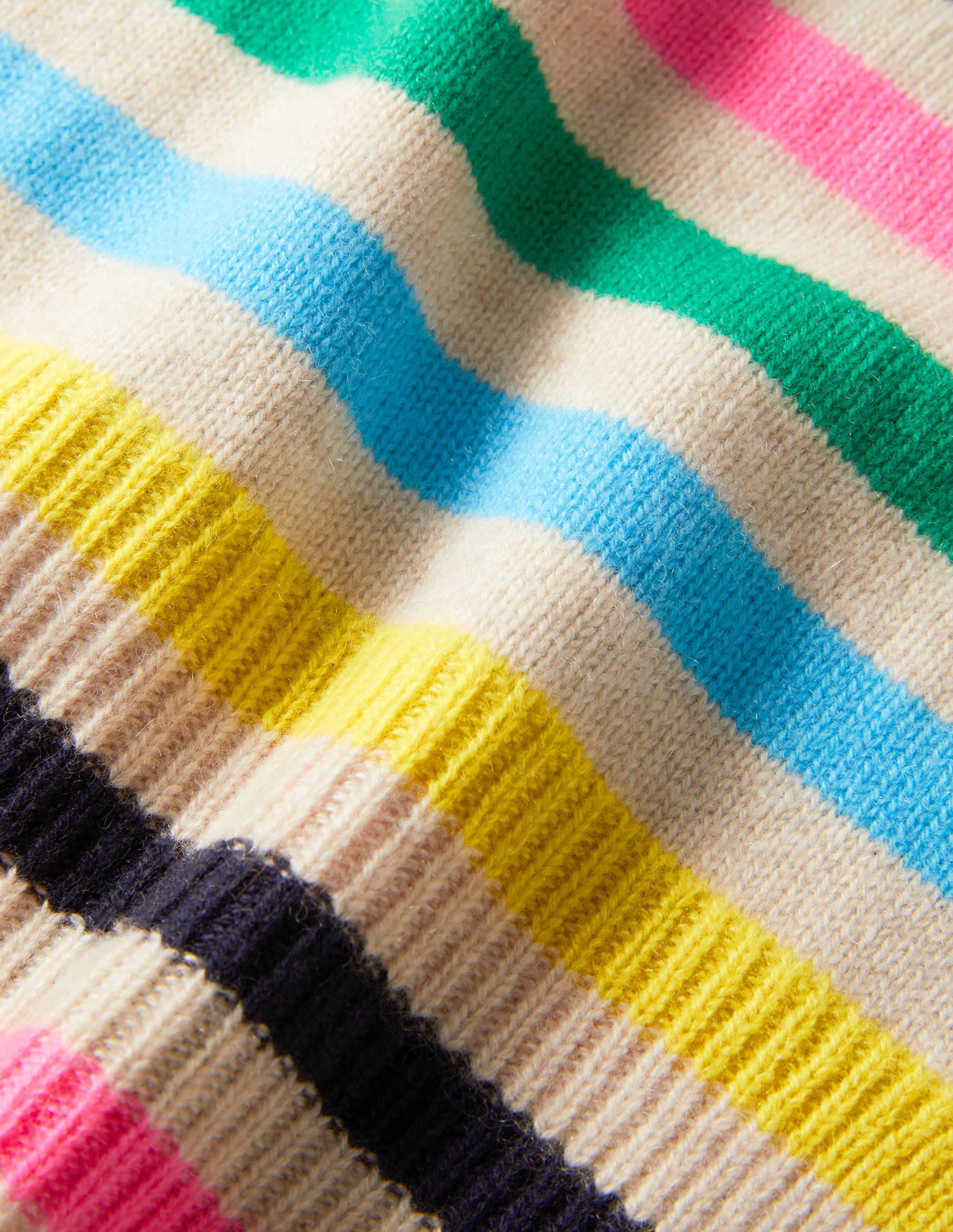 Kaschmirschal-Bunt, Gestreift - Image 2