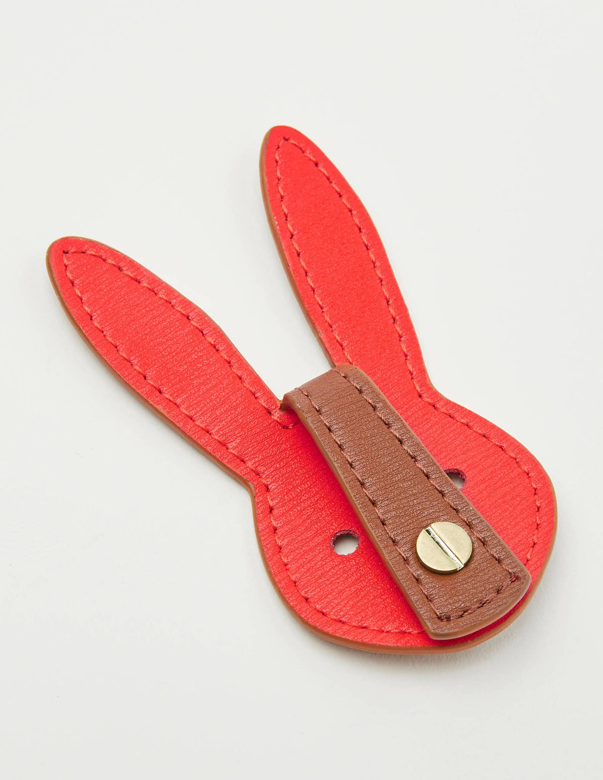 Kabelhalter mit Tiermotiv-Hellbraun, Häschenmotiv - Image 2