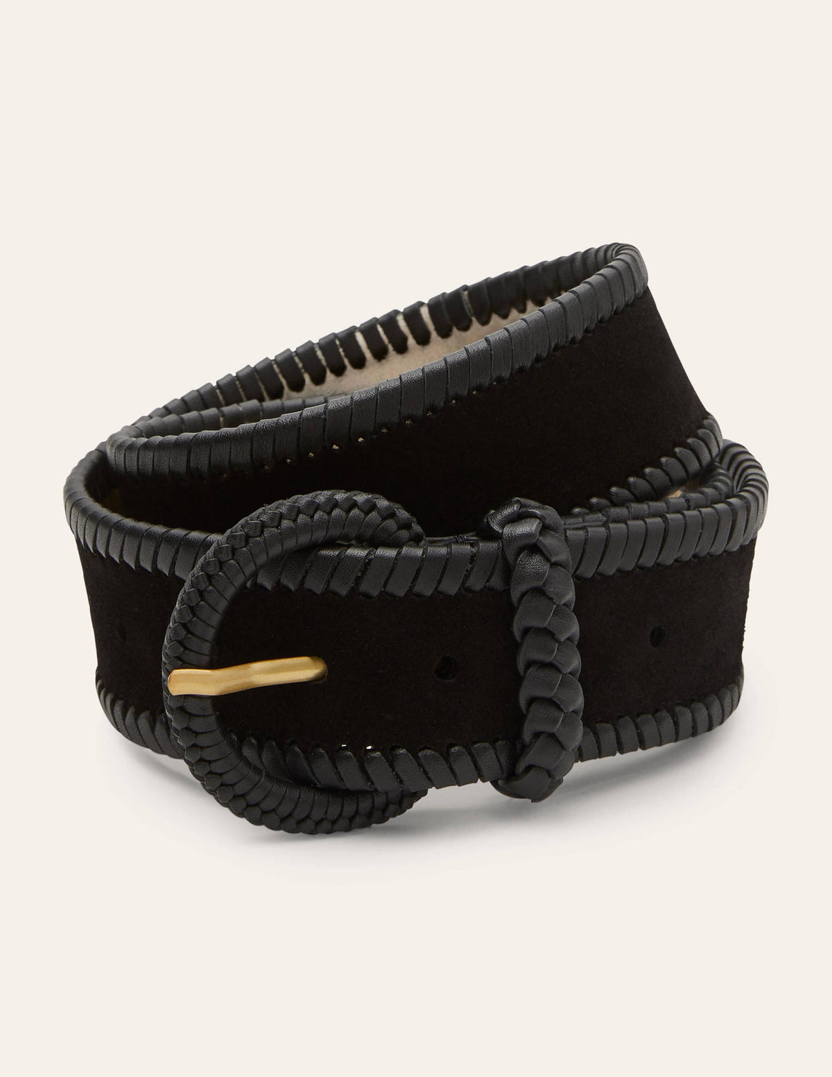Ceinture tissée-Noir - Image 1