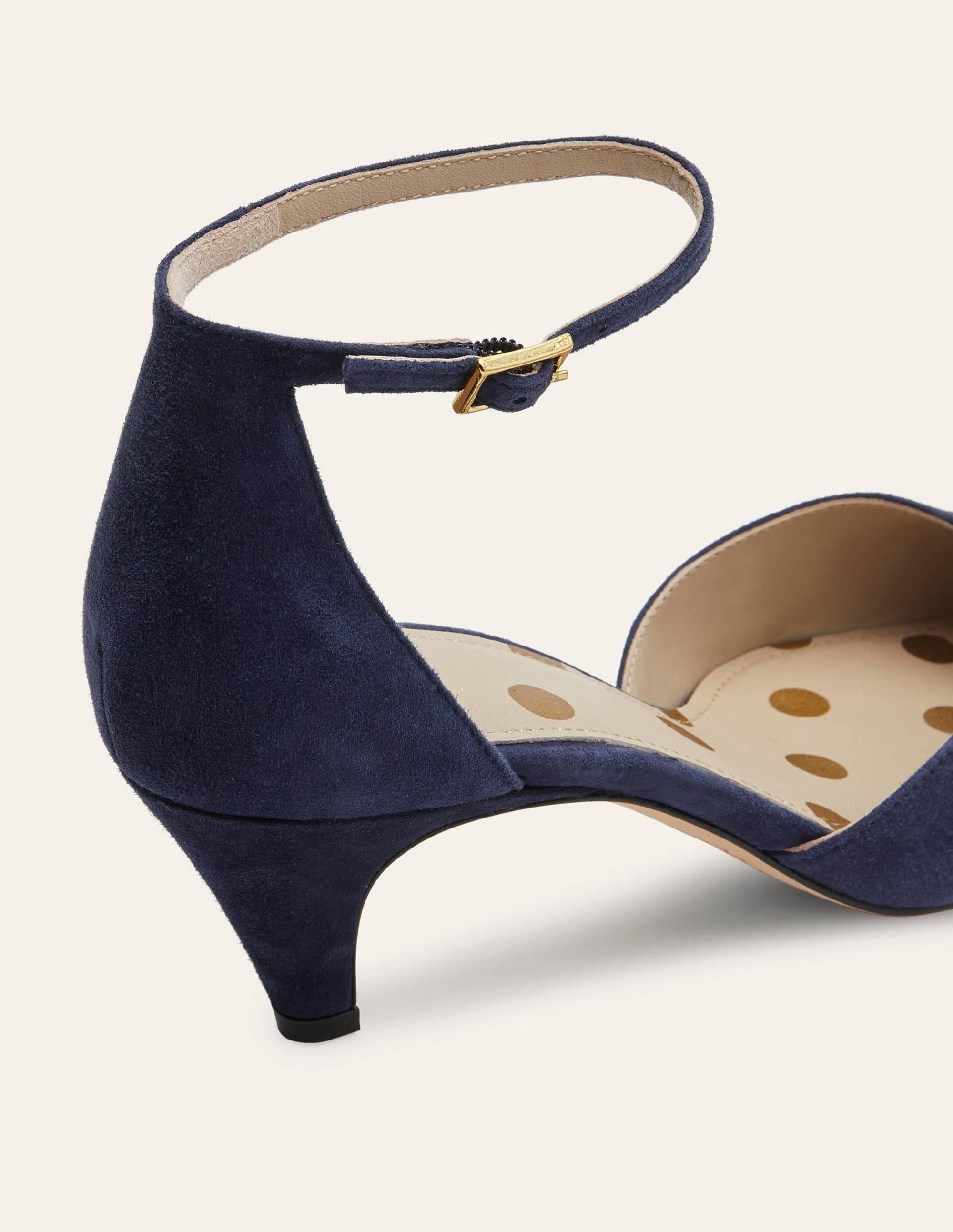 Pumps mit Knöchelriemen-Marineblau - Image 5