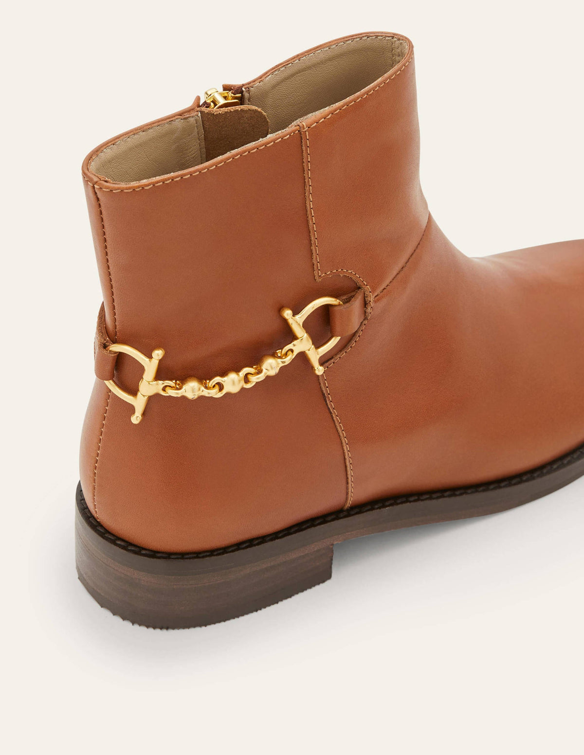 Stiefeletten mit Trense-Dunkelbraun - Image 4