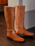 Reitstiefel mit Trense-Dunkelbraun