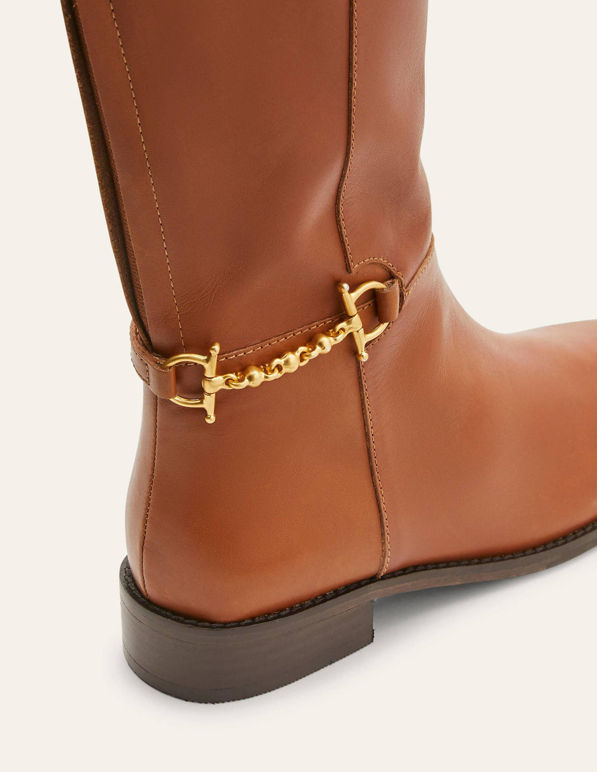 Reitstiefel mit Trense-Dunkelbraun-4