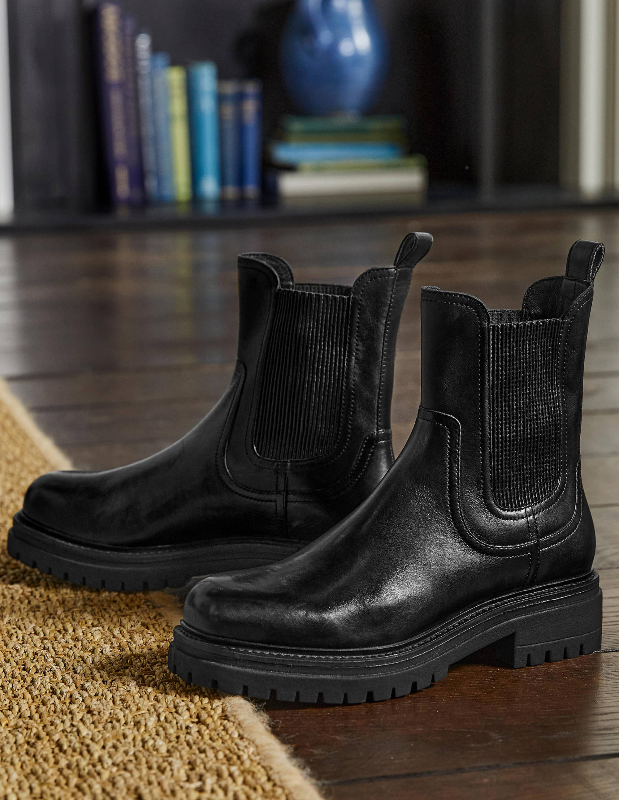 Robuste Chelsea-Boots-Schwarz - Image 1