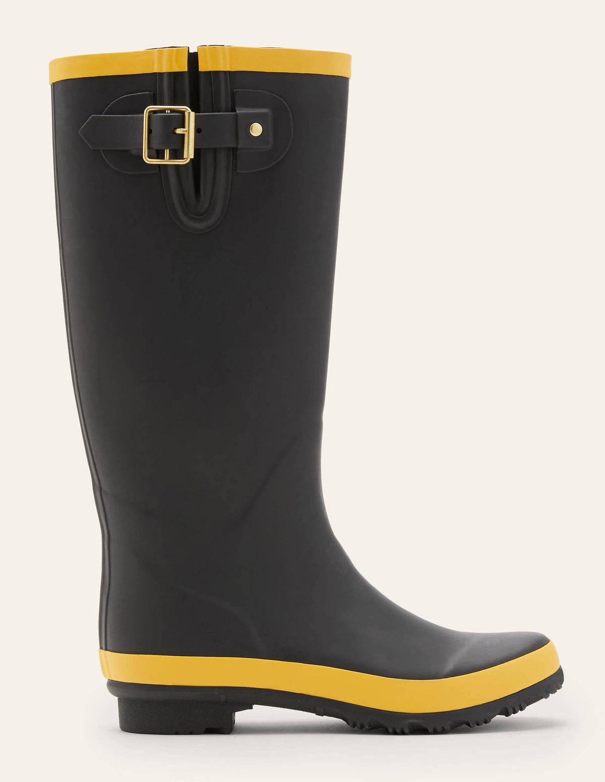 Bottes de pluie-Noir/Doré miel - Image 4