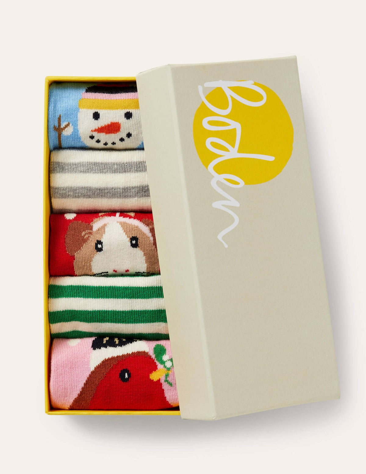 Knöchelsocken im 5er-Pack-Mini-Version, Festlich - Image 2
