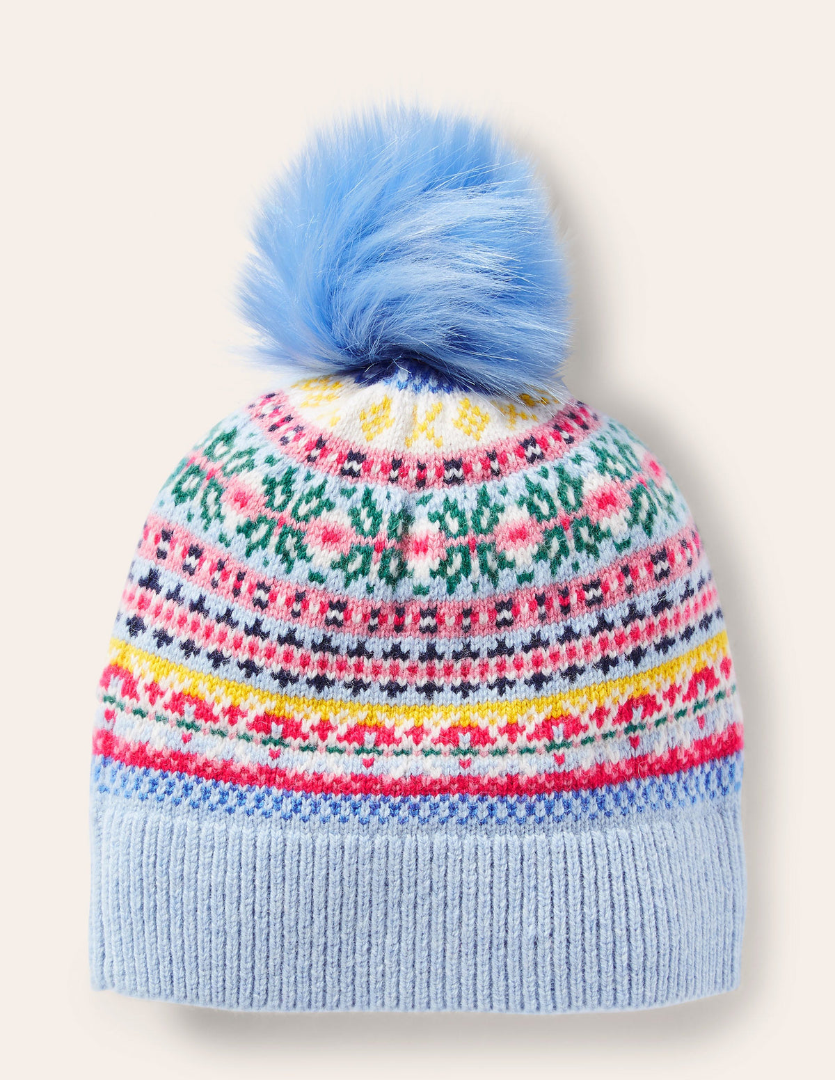 Fair-Isle-Mütze-Eisblau-1