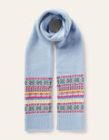 Fair Isle Scarf-Frost