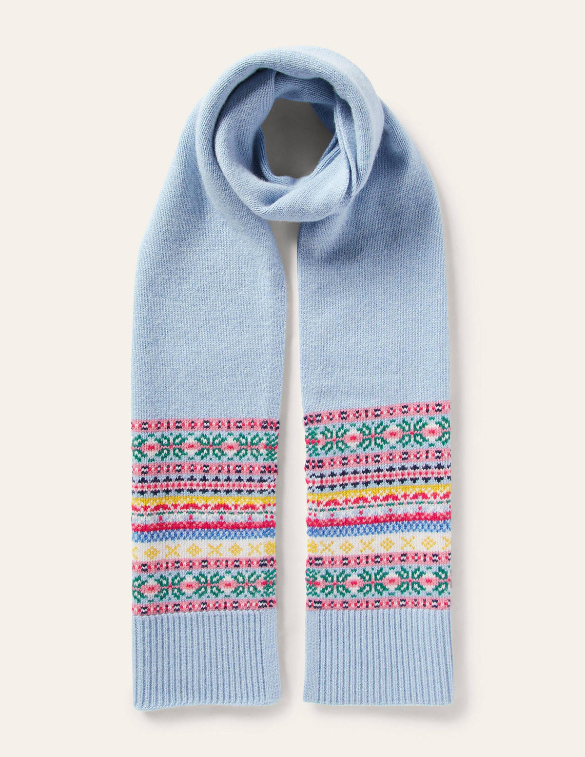 Fair Isle Scarf-Frost-1