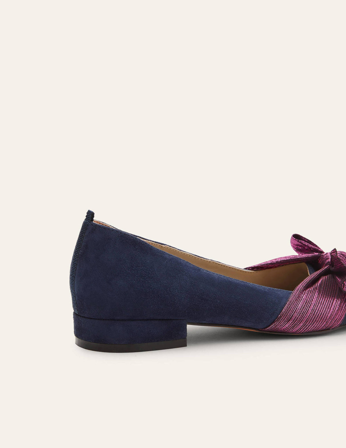Vanessa Schuhe mit Schleife-Navy, Bommel - Image 4