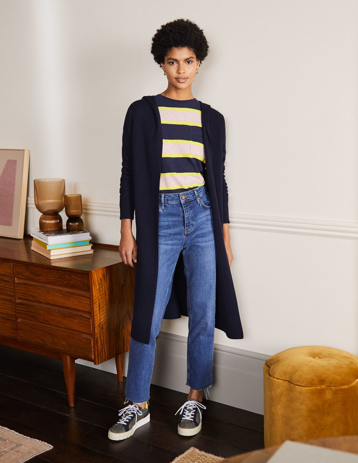 Pippa Sneaker mit mehrschichtiger Sohle-Erlengrün/Navy - Image 3