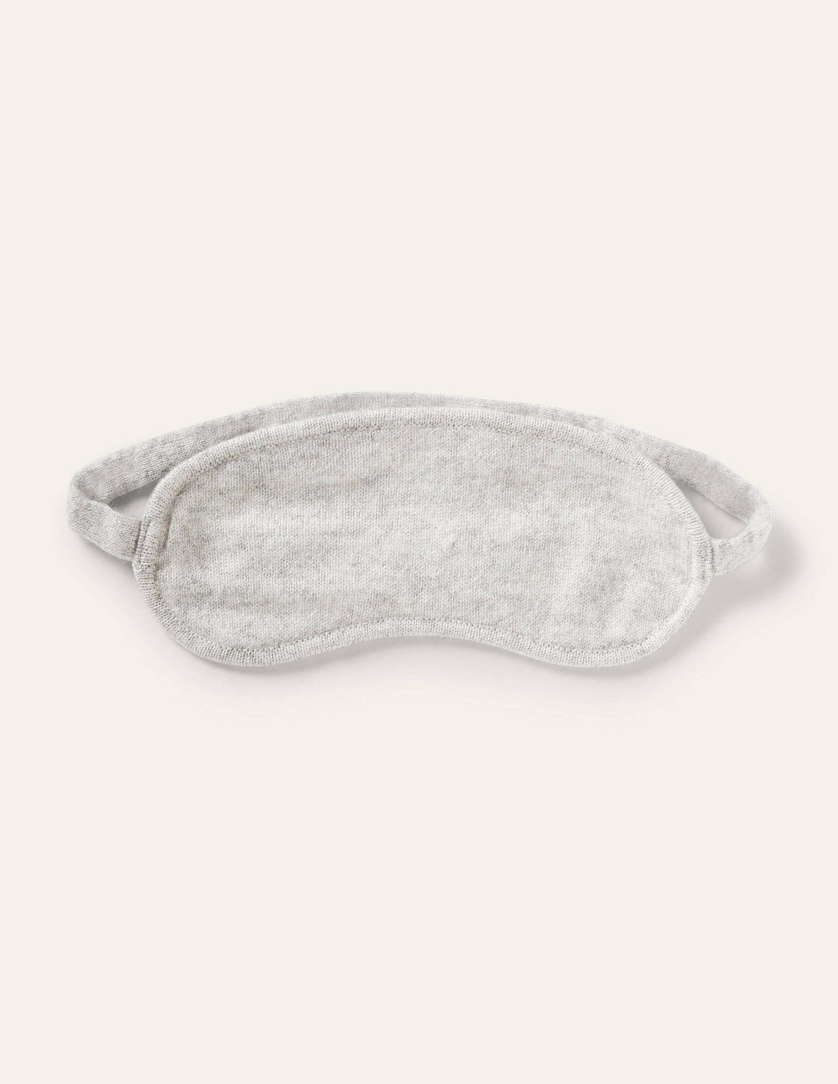 Masque de sommeil en cachemire-Gris chiné/eau douce - Image 1