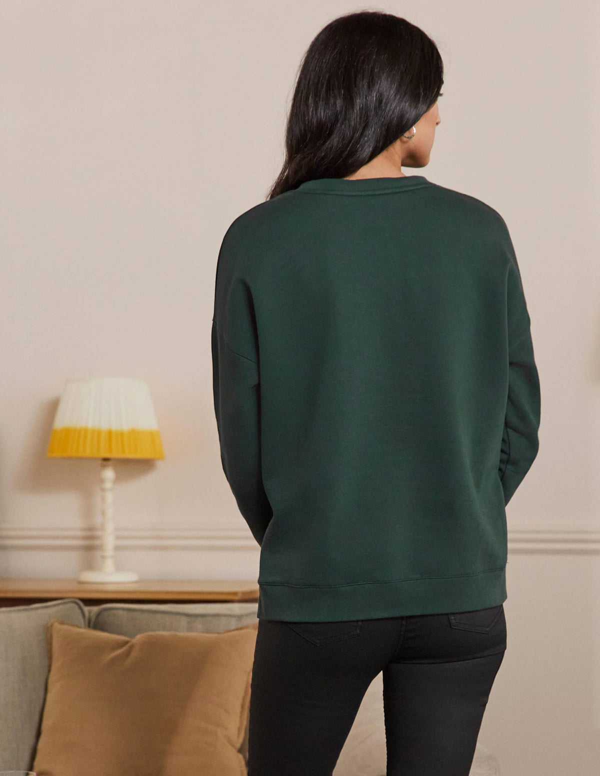 Jasmine Sweatshirt-Mitternachtsgrün - Image 3