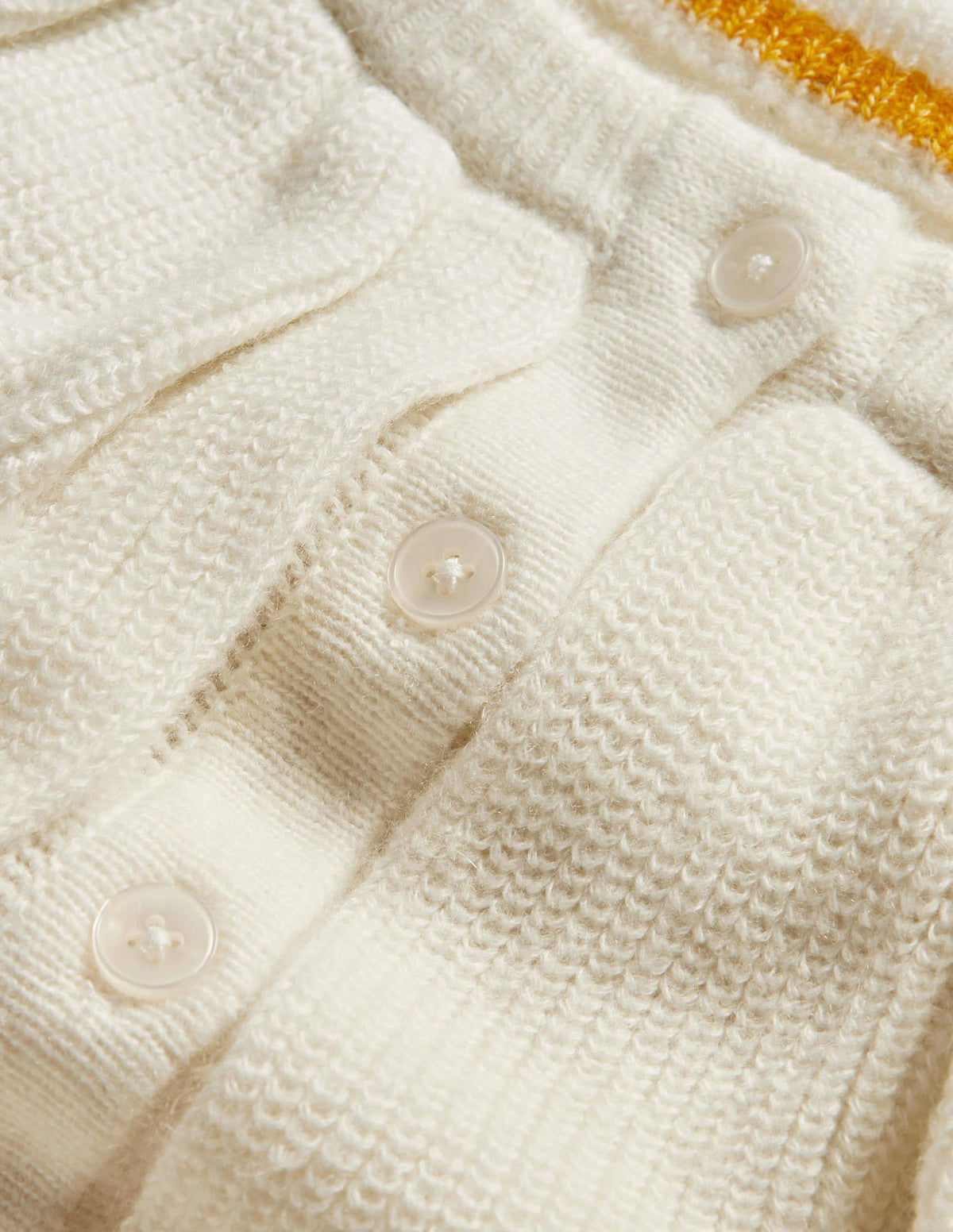 Fluffy Frill Collar Jumper-Ivory-6