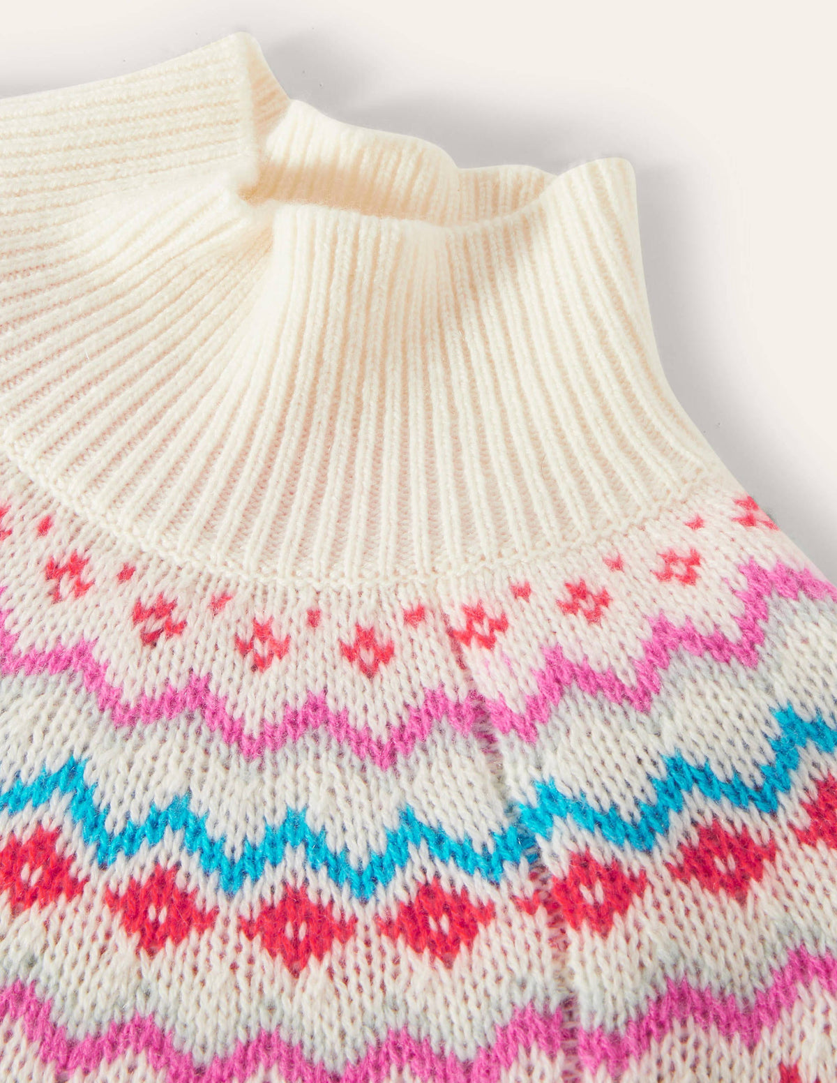Anna Kaschmirpullover-Perlweiß, Fair-Isle-Muster - Image 7