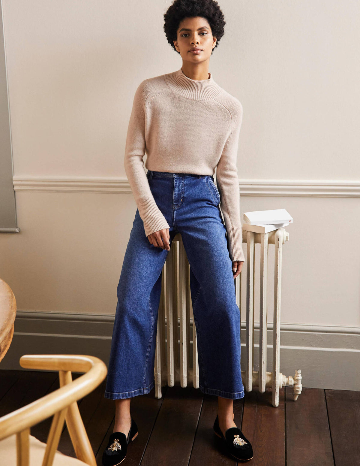 Anna Cashmere Jumper-Warm Ivory - Image 4